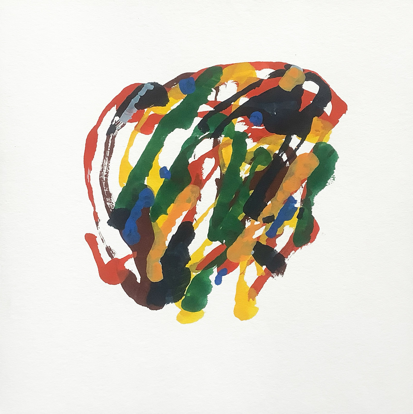 sans titre - gouache sur papier - 30x30 cm - 2023