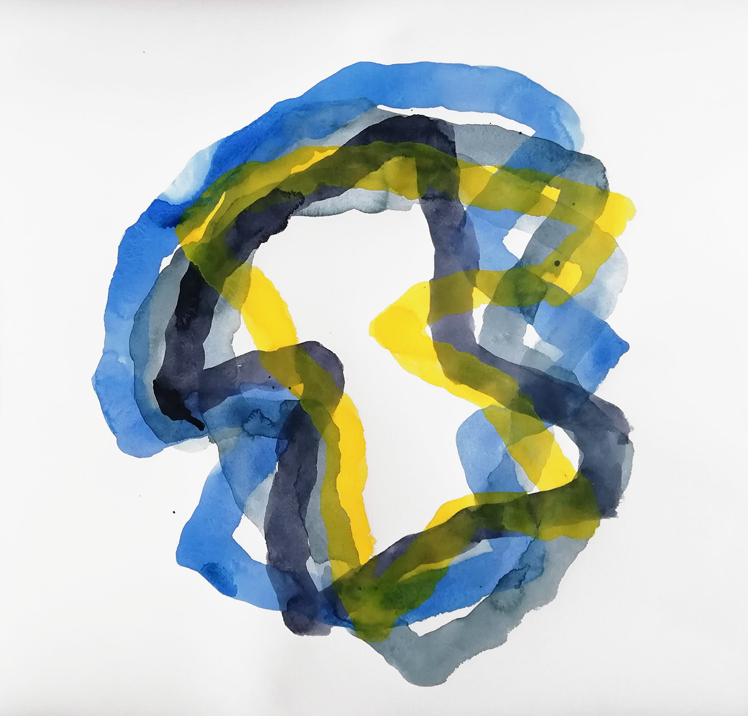 Aquarelle sur papier - 50x50 cm - 2022