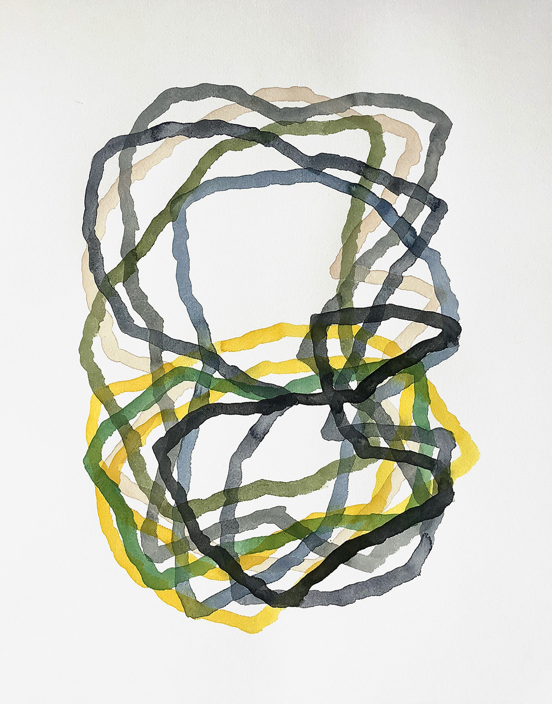 Aquarelle sur papier - 48x38 cm - 2022