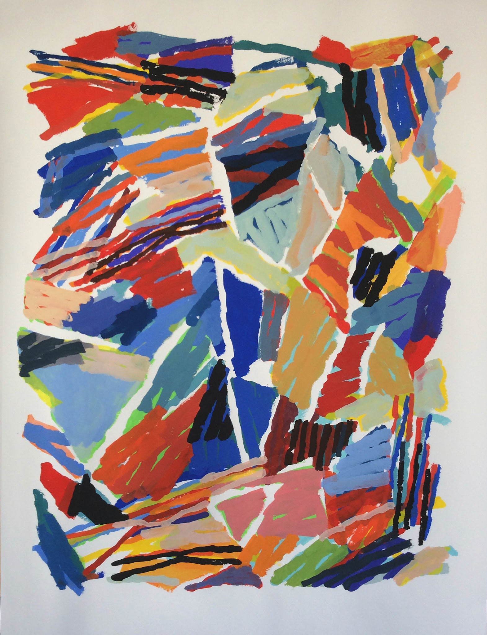 gouache sur papier - 115x88 - 2019