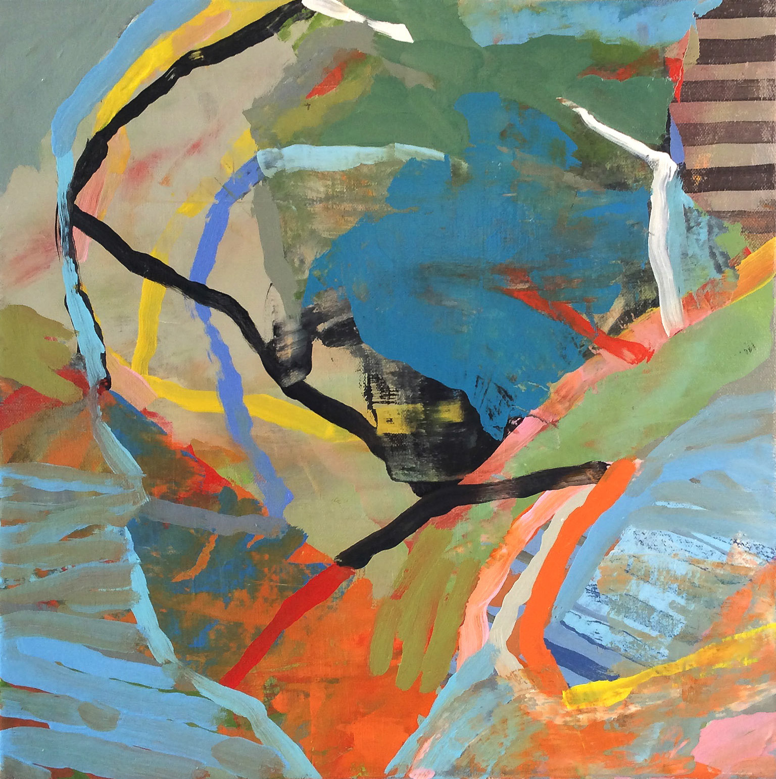 huile sur toile - 40x40 - 2019