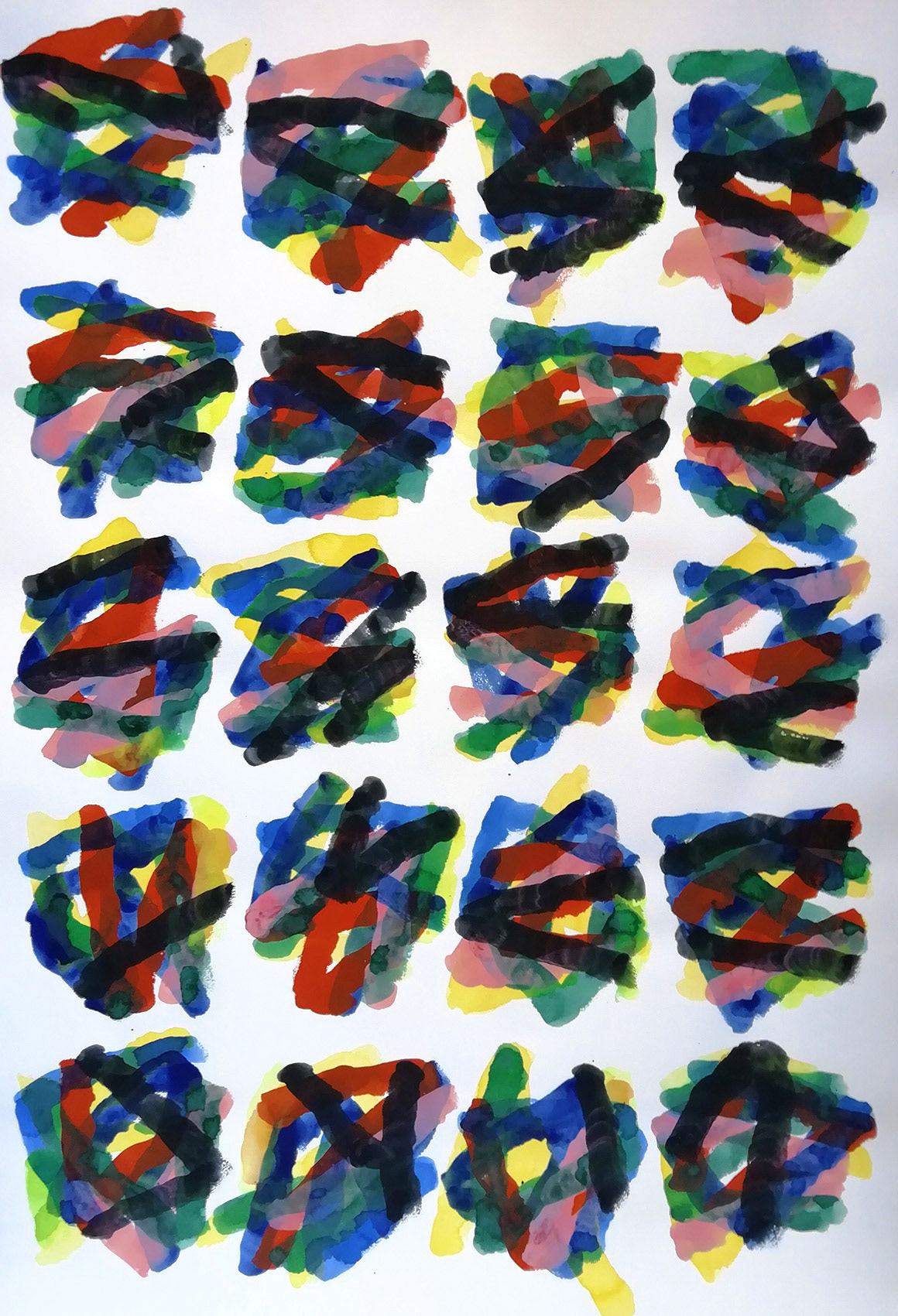 Gouache sur papier - 100x70 cm - 2022