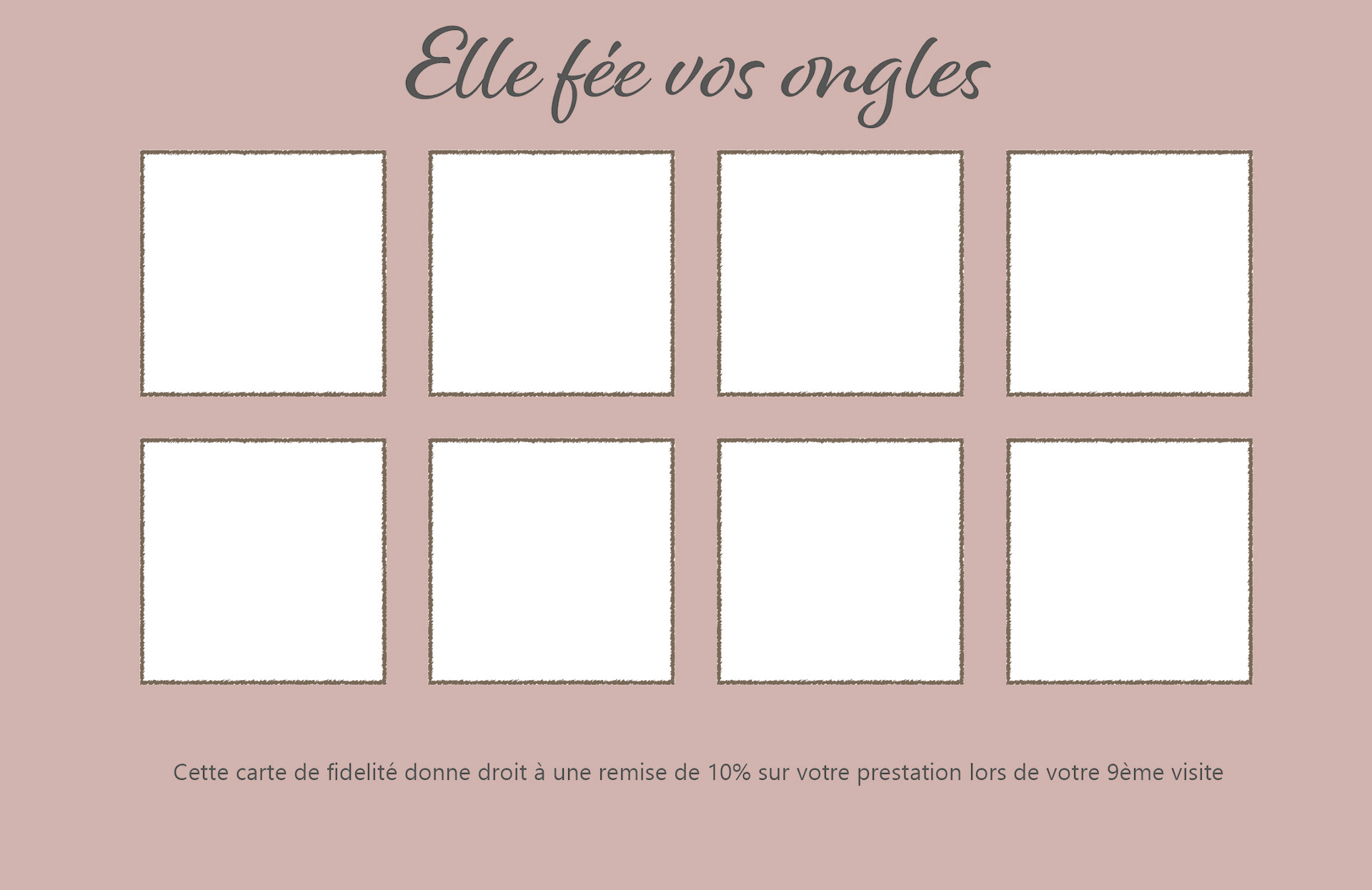 Carte de fidélité