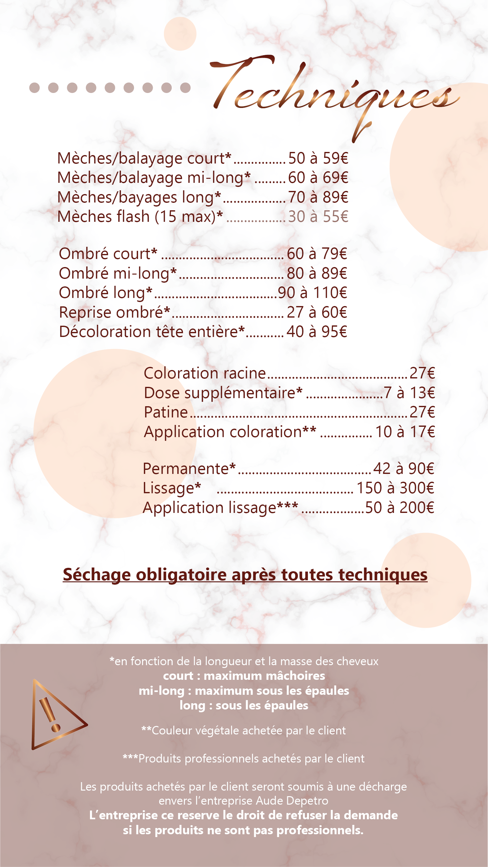 storie tarifs/infos
