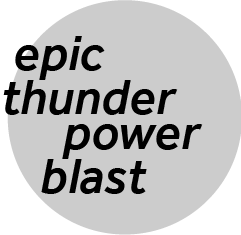 Epic Thunder Power Blast