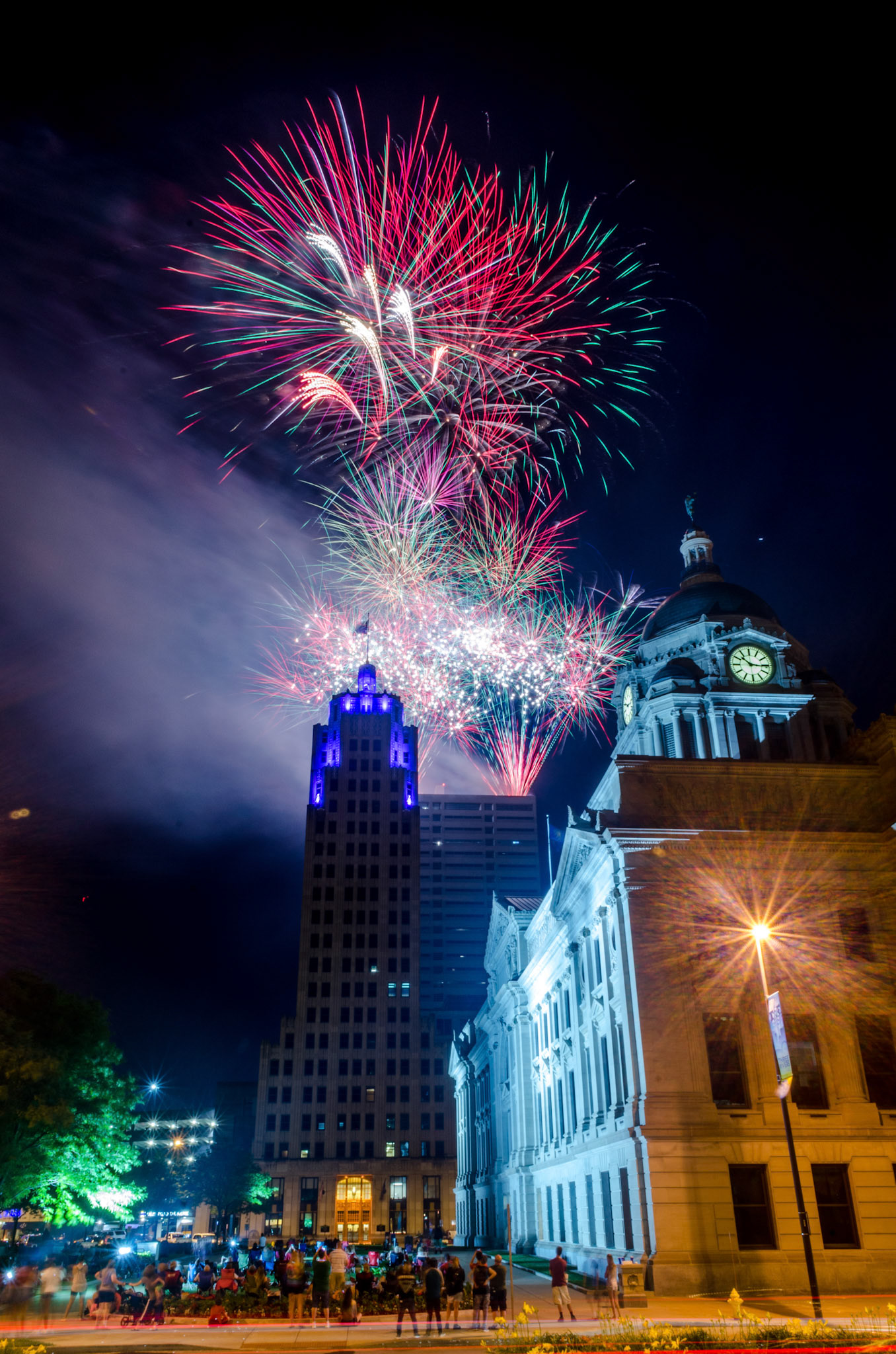 JPMMedia.com presents 2018 Fireworks show from downtown Fort Wayne by the Allen County Courthouse.