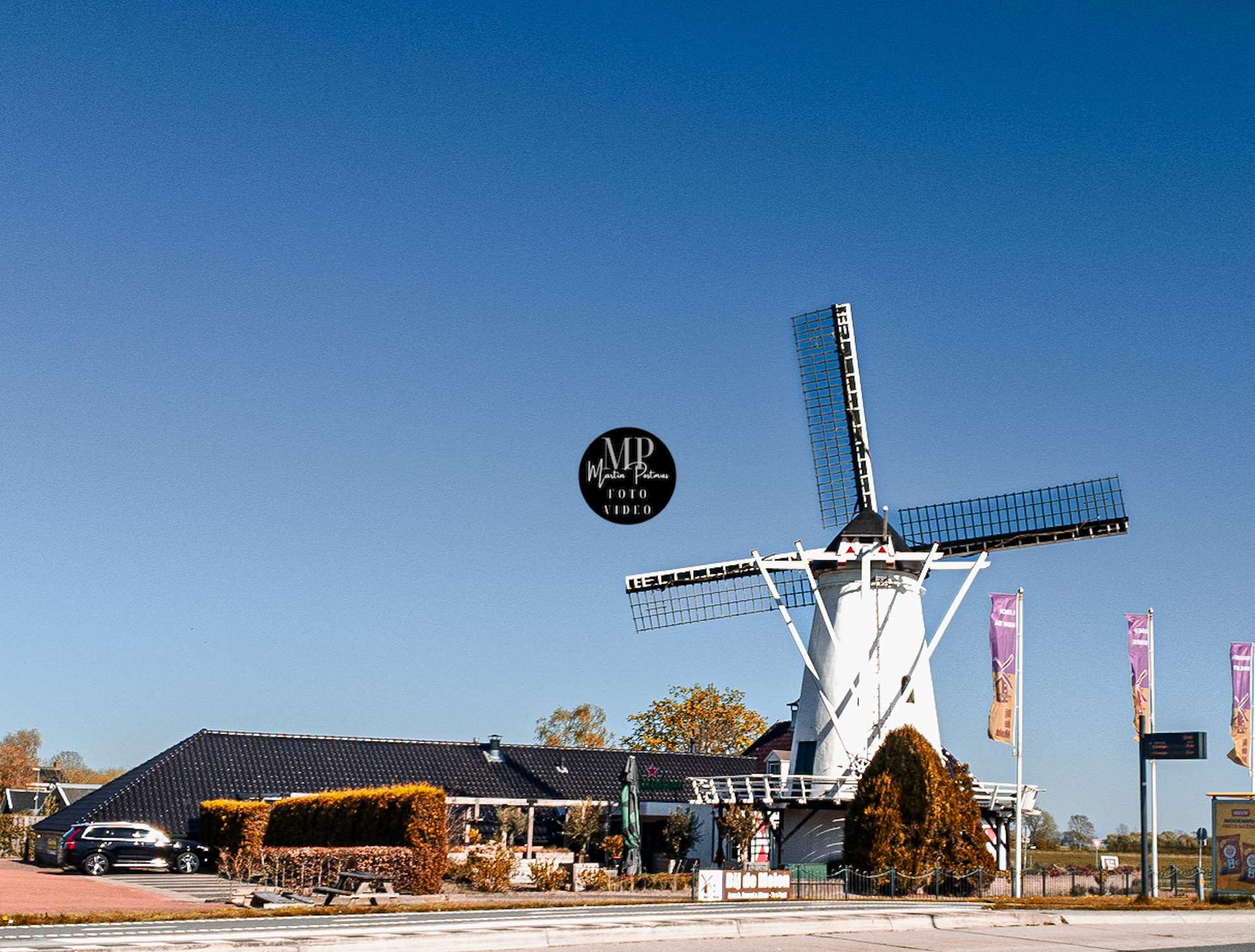 Witte molen in Ten Post
