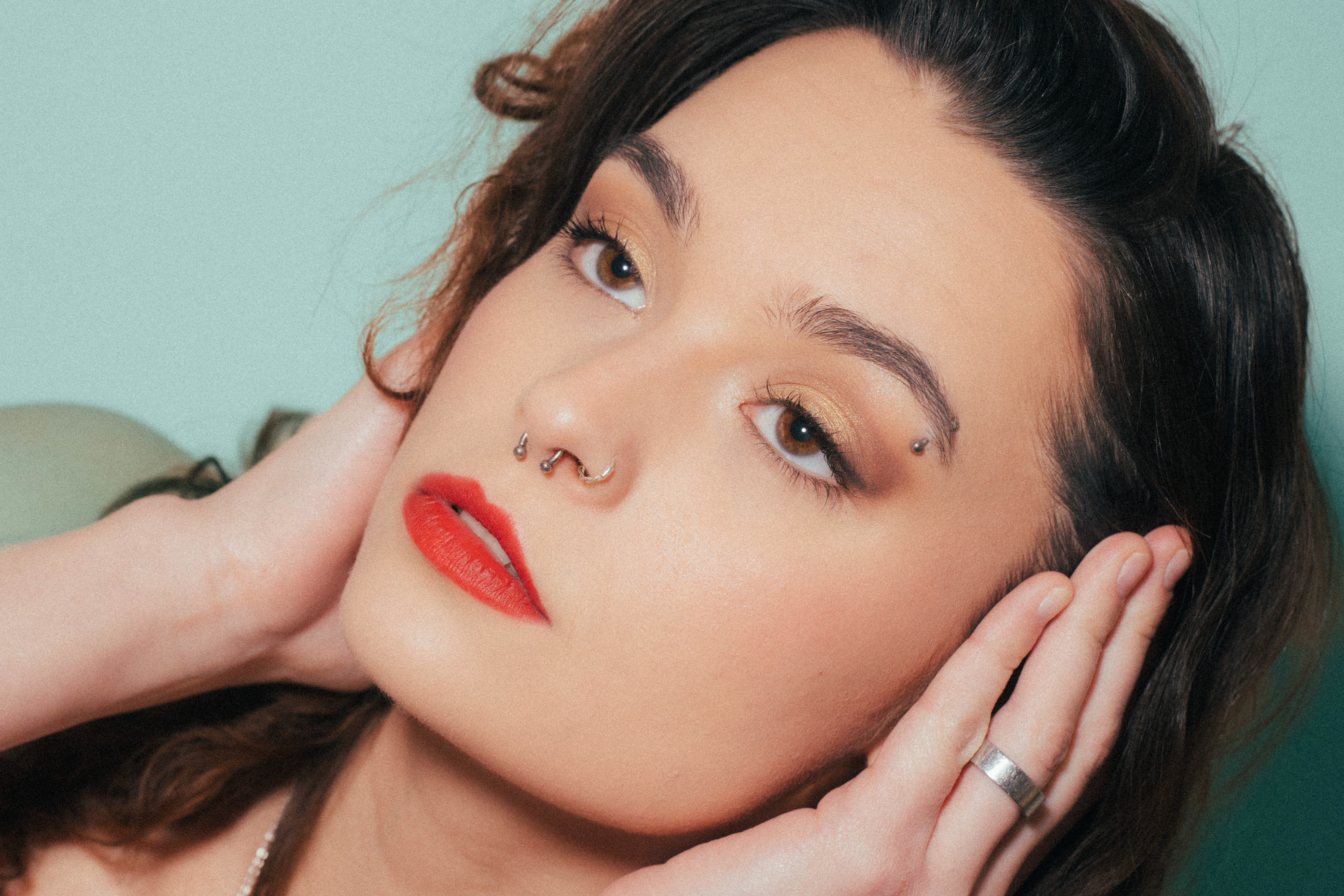 A creative bridal editorial exploring the interplay of light, shadow, and silhouette. A study in intentional composition and timeless bridal style, showcasing the artistic direction of David Carter Weddings.