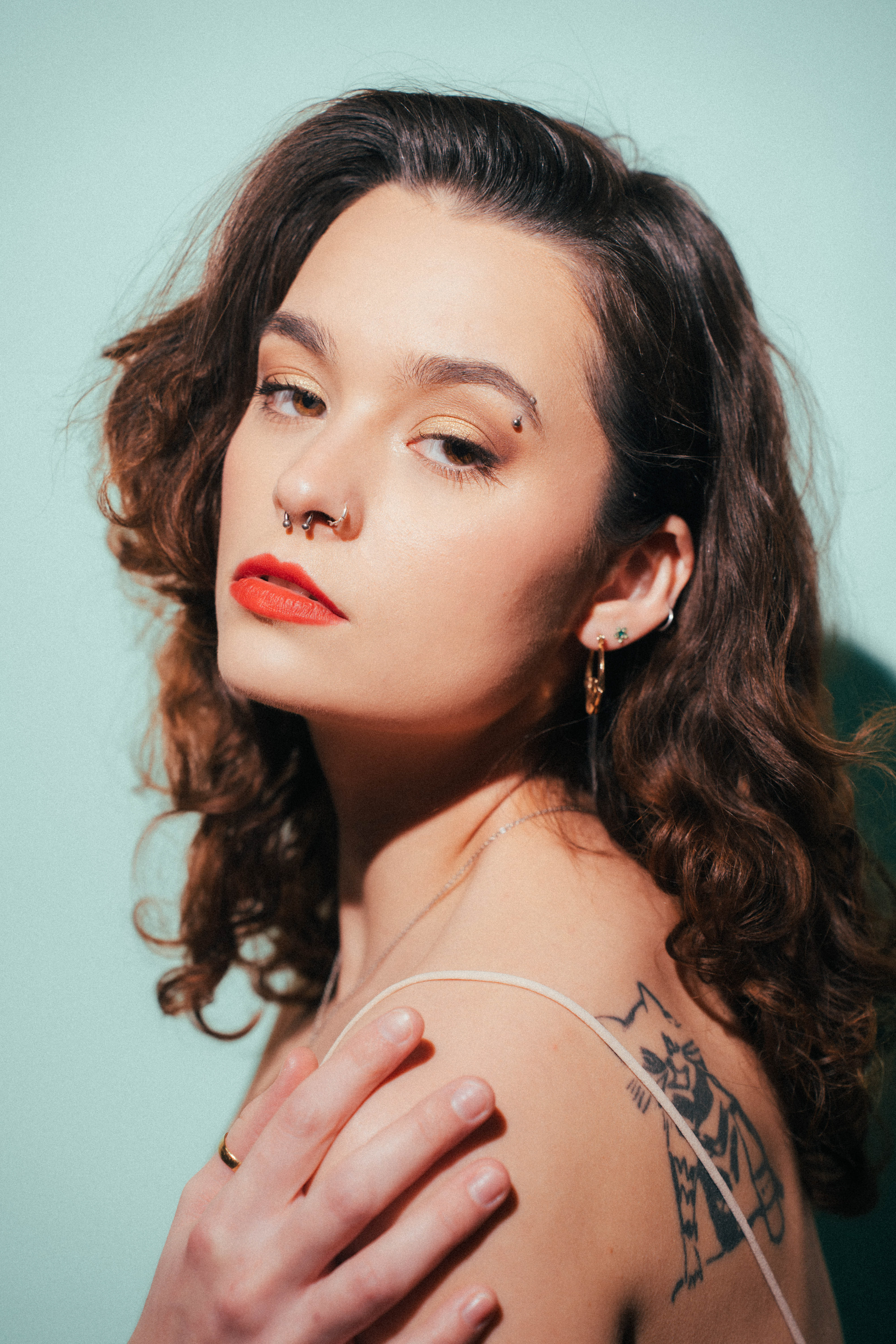 A creative bridal editorial exploring the interplay of light, shadow, and silhouette. A study in intentional composition and timeless bridal style, showcasing the artistic direction of David Carter Weddings.