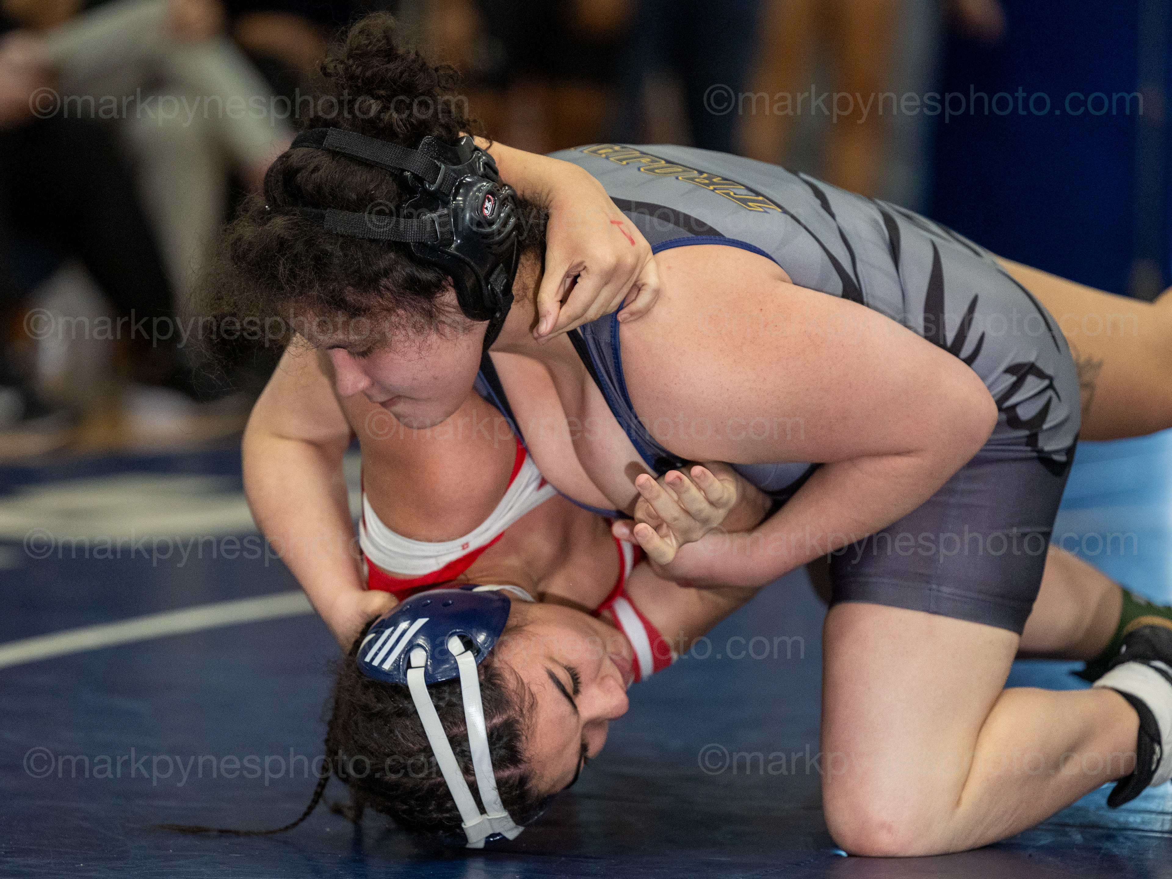 Katakana Borreli, Tulpehocken, pins Wilson’s Olivia Tillman, in the 148-pound final.