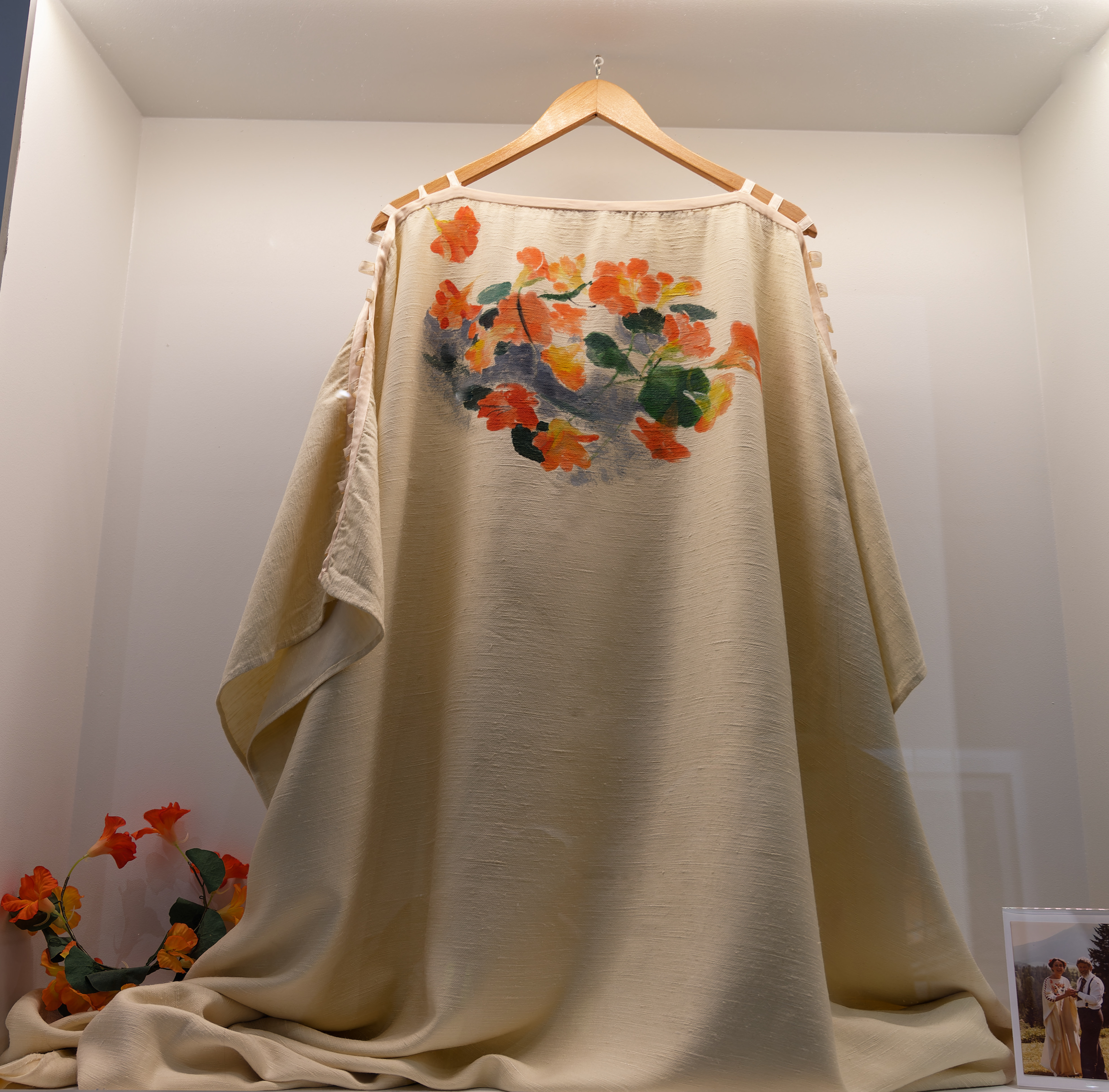 Robe de mariée dessinée par Arcabas pour sa fille
