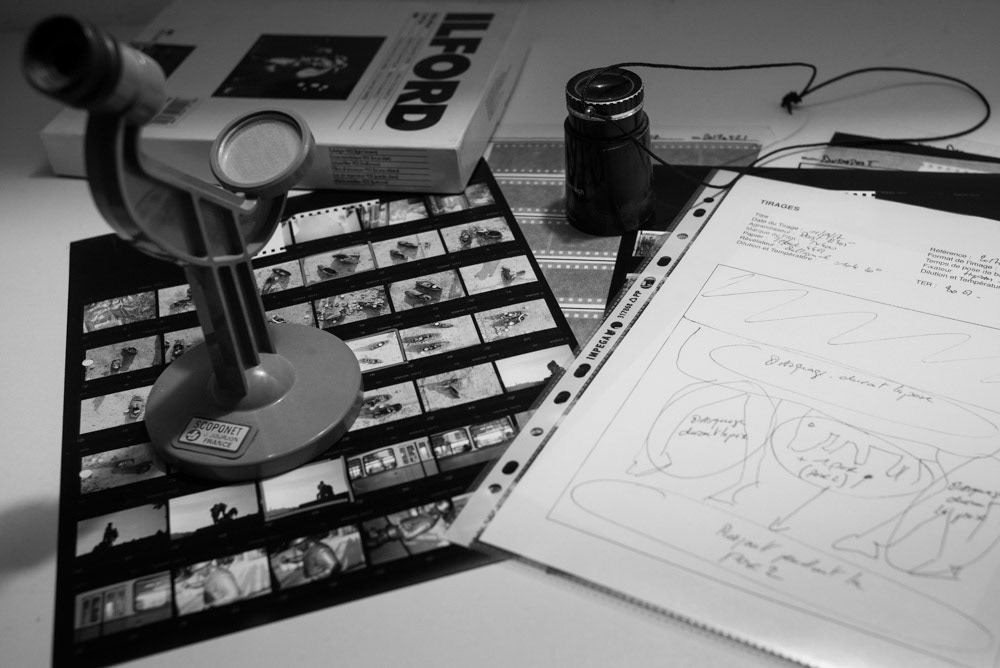 Tirage planche contact