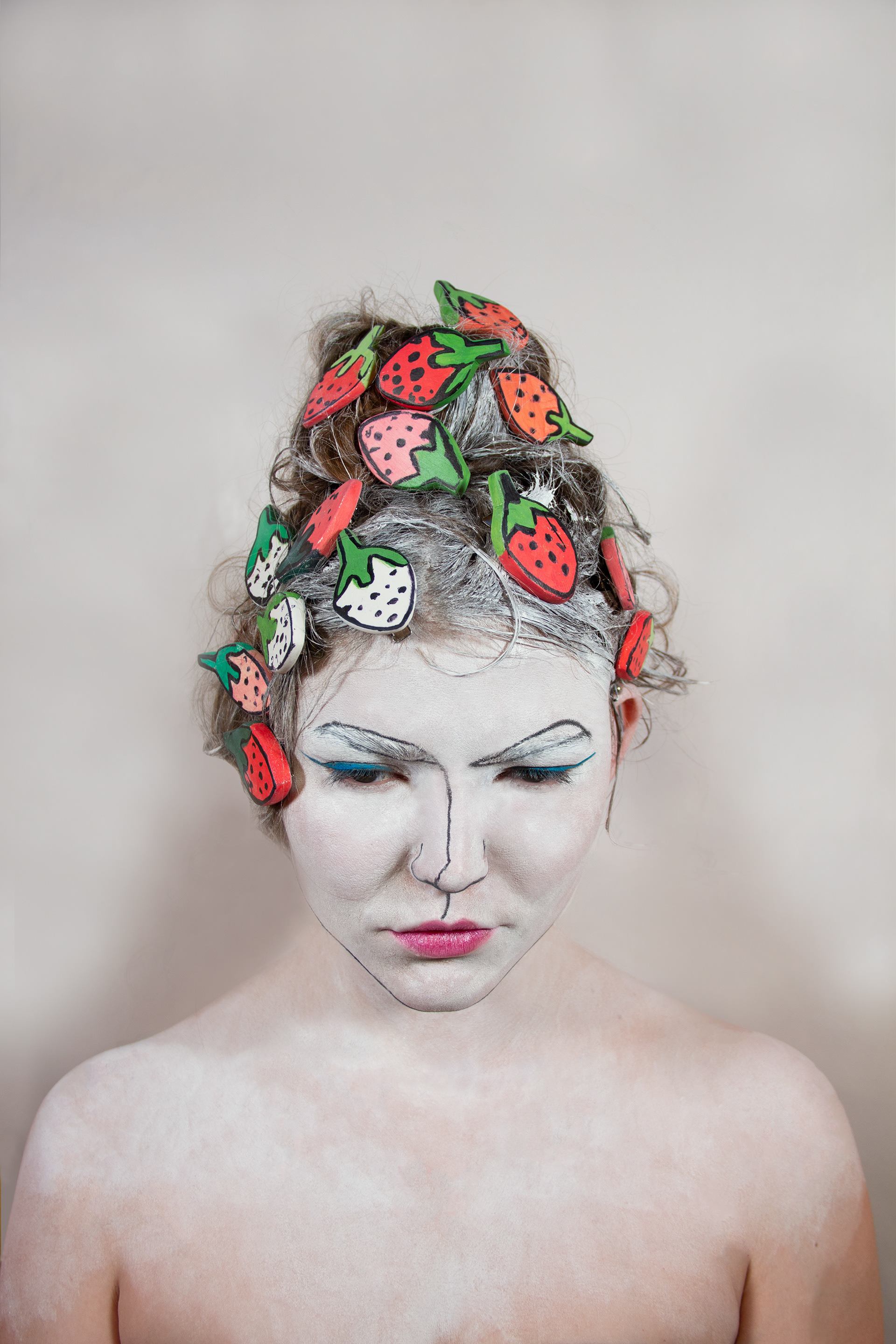 Woman (with Strawberry Stamps), 2024