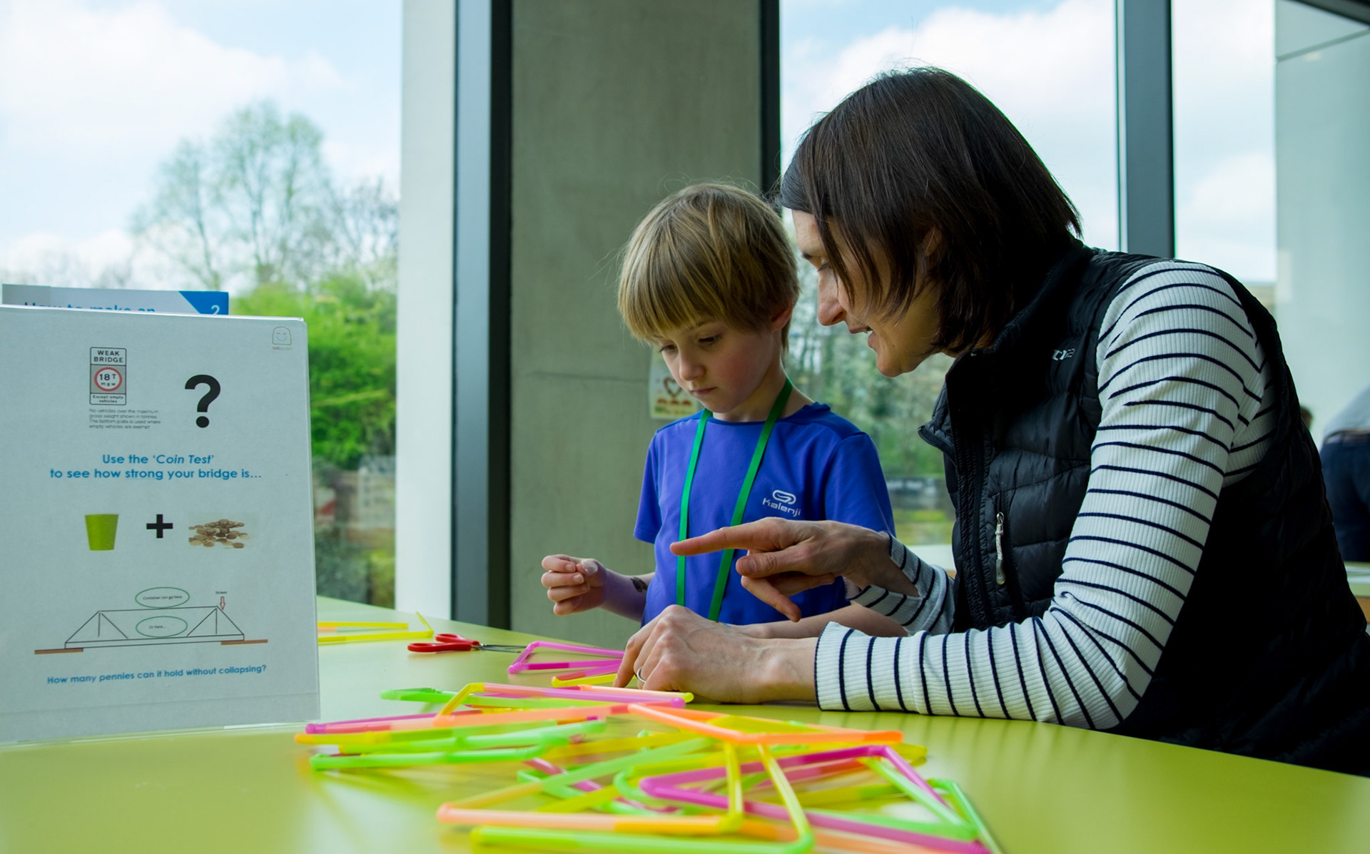 Candid photo of charity event atendees