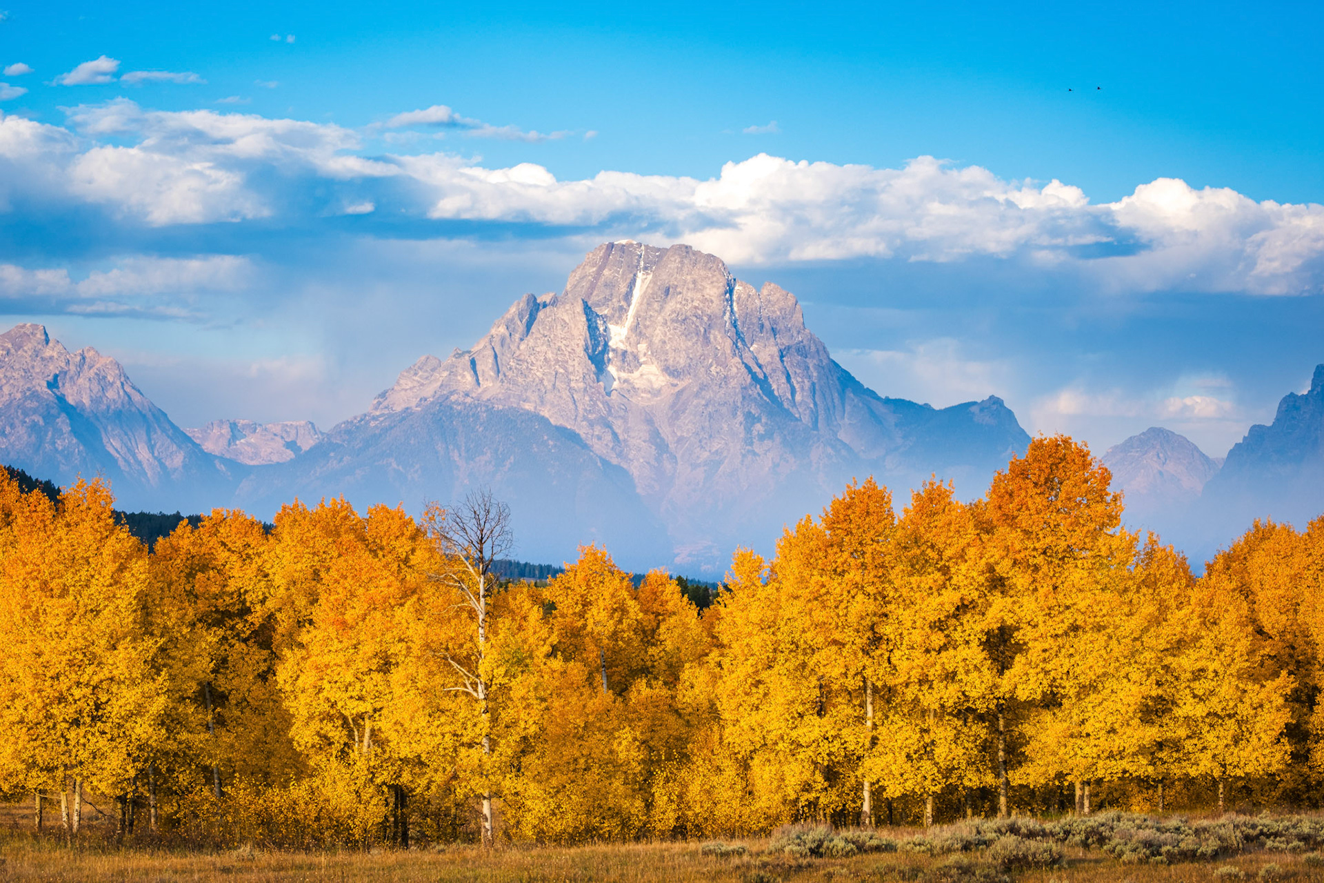 Mount Moran in Grand Teton National Park