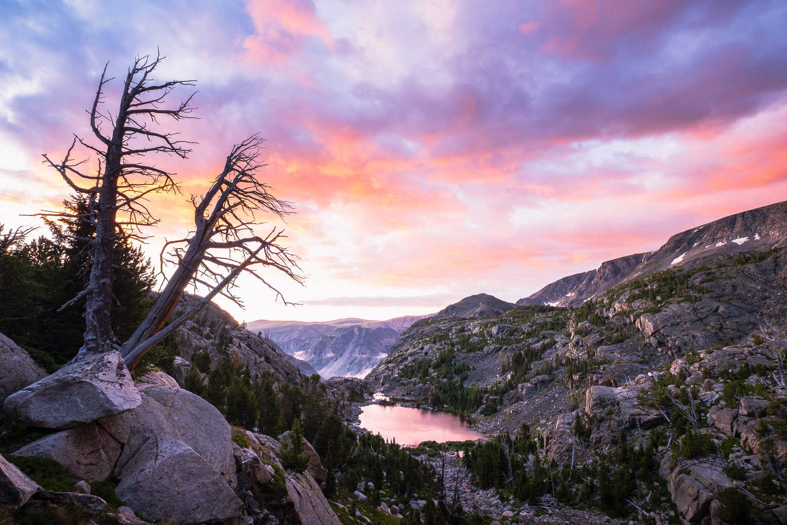Little Glacier Lake in Wyoming