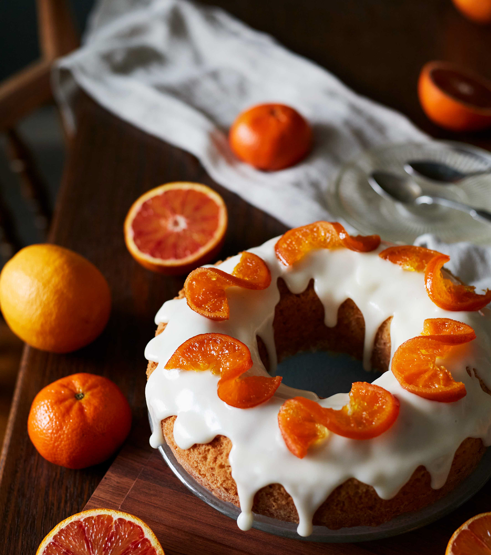 Appelsiinikakku ja mandariineja