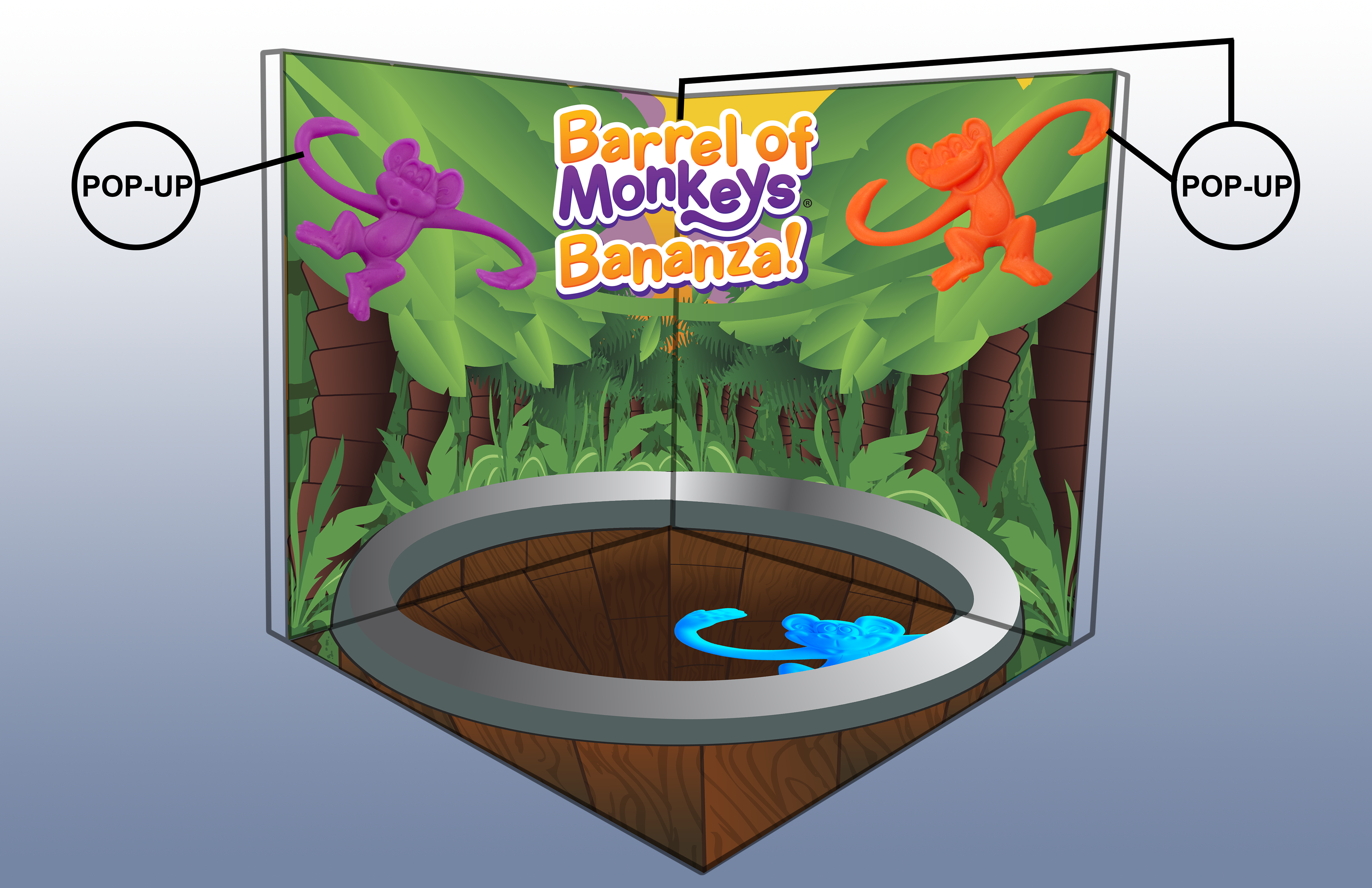 Barrel of Monkeys Bananza