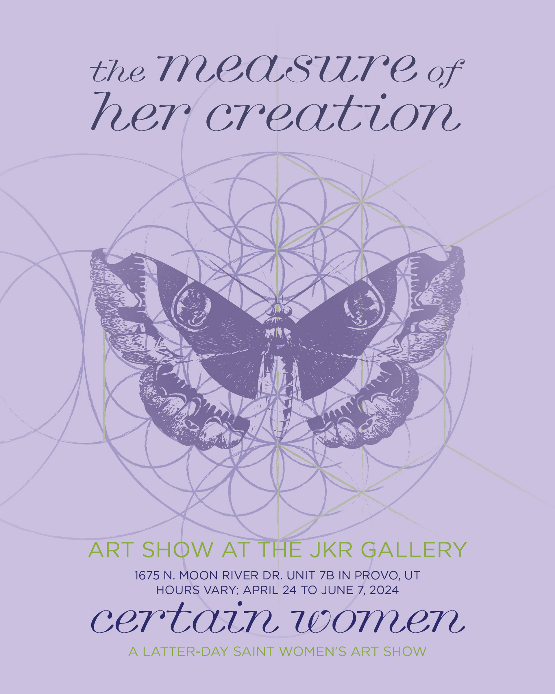 Show poster, adapted to Instagram post ratios