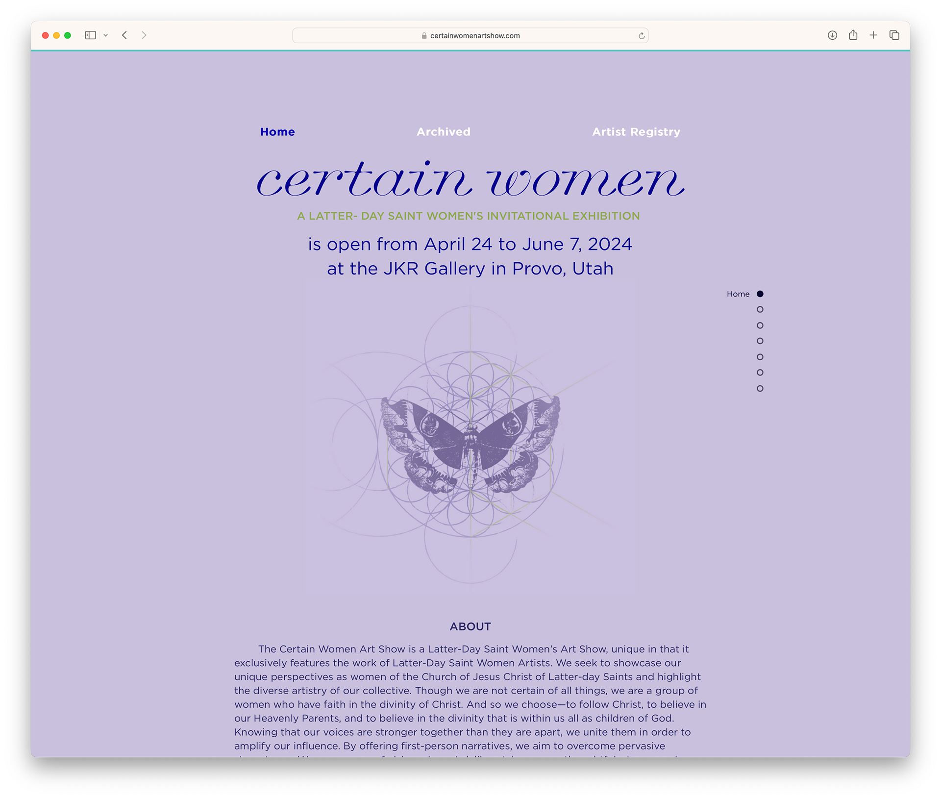 Website update with brand colors, fonts, and logos