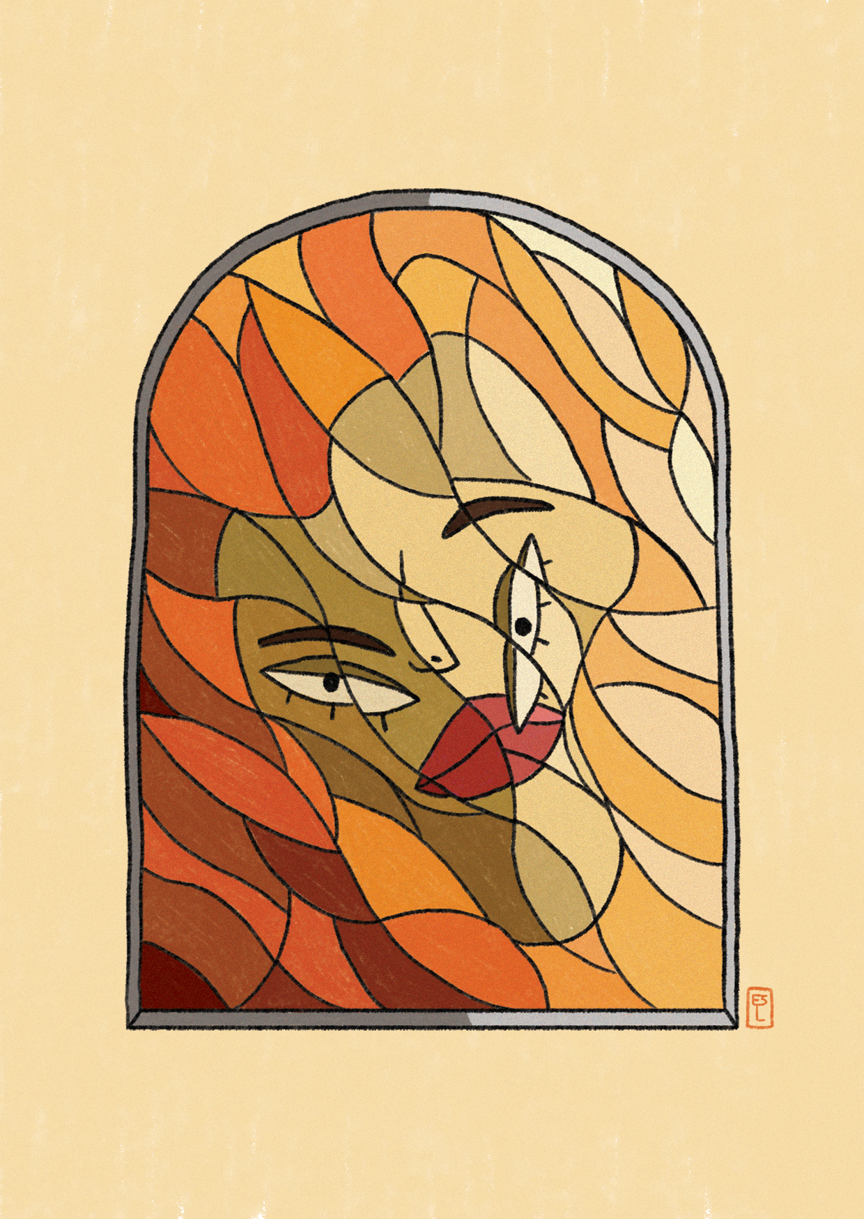 Sorcière, A6 postcard