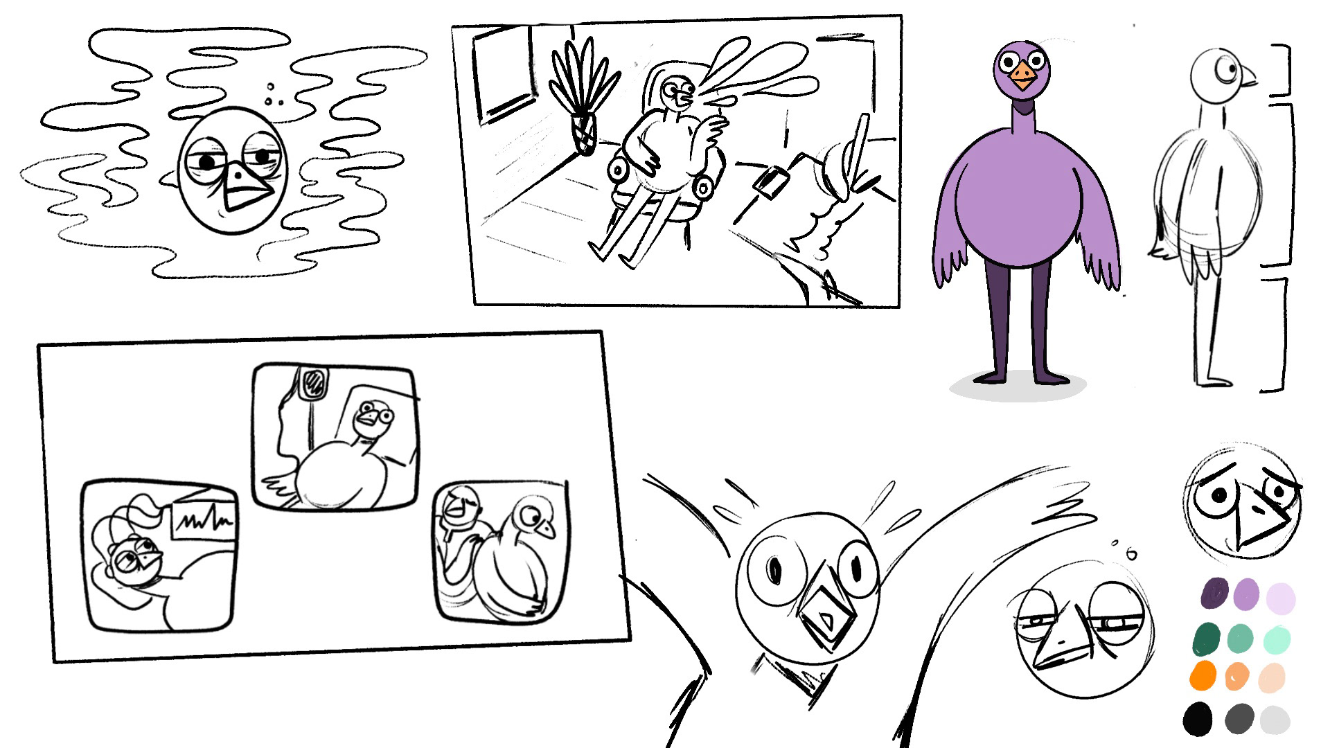 Crazy Normal - early sketch