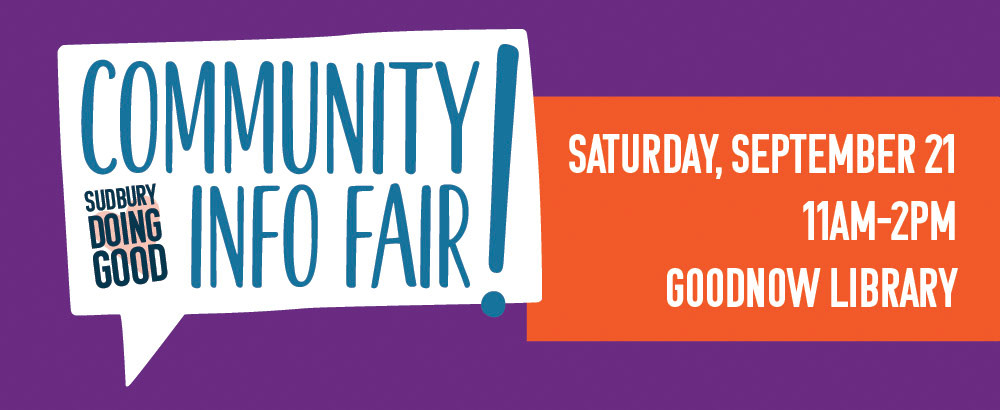Banner for Sudbury Doing Good Community Info Fair