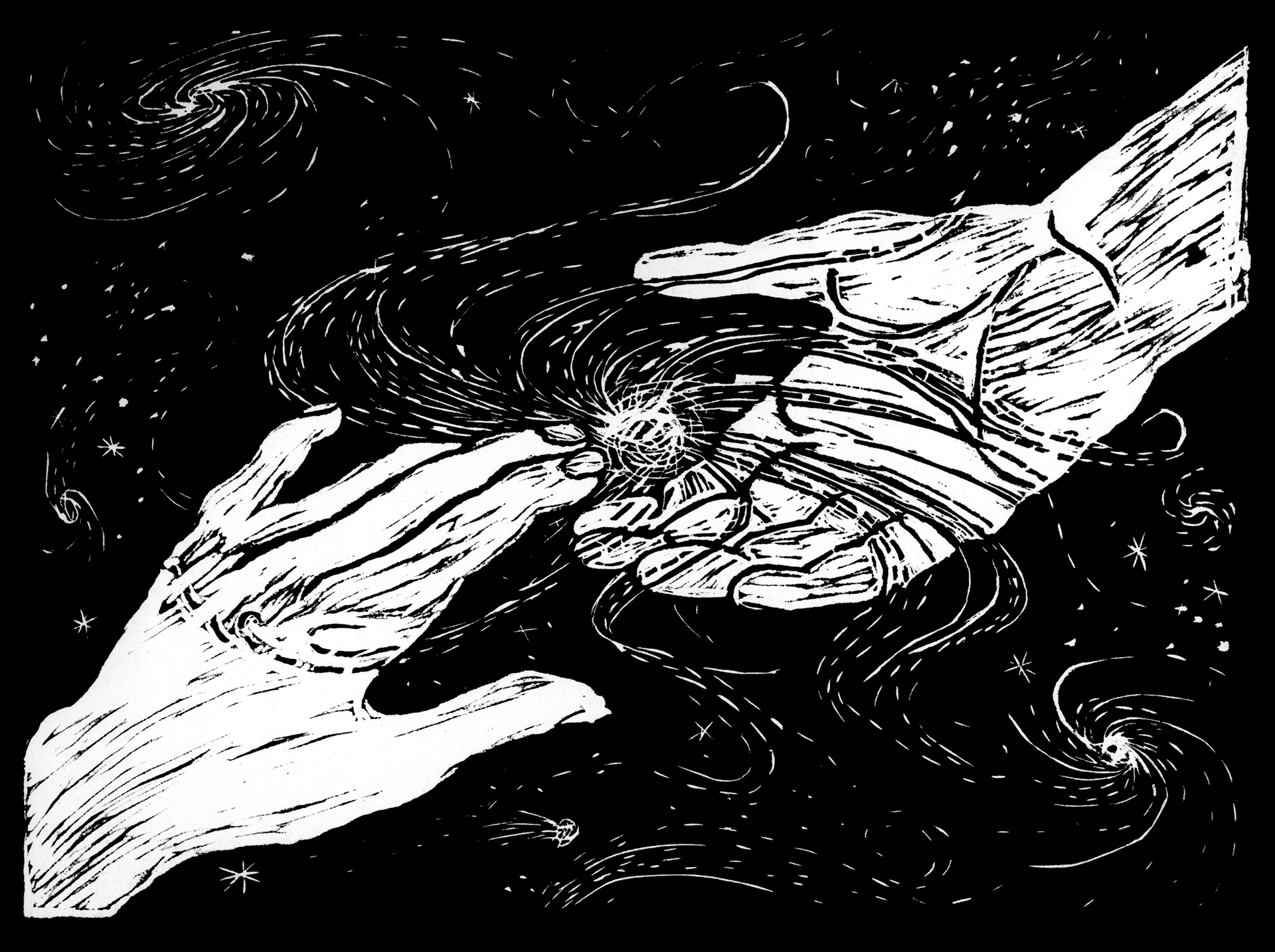 Linocut Print