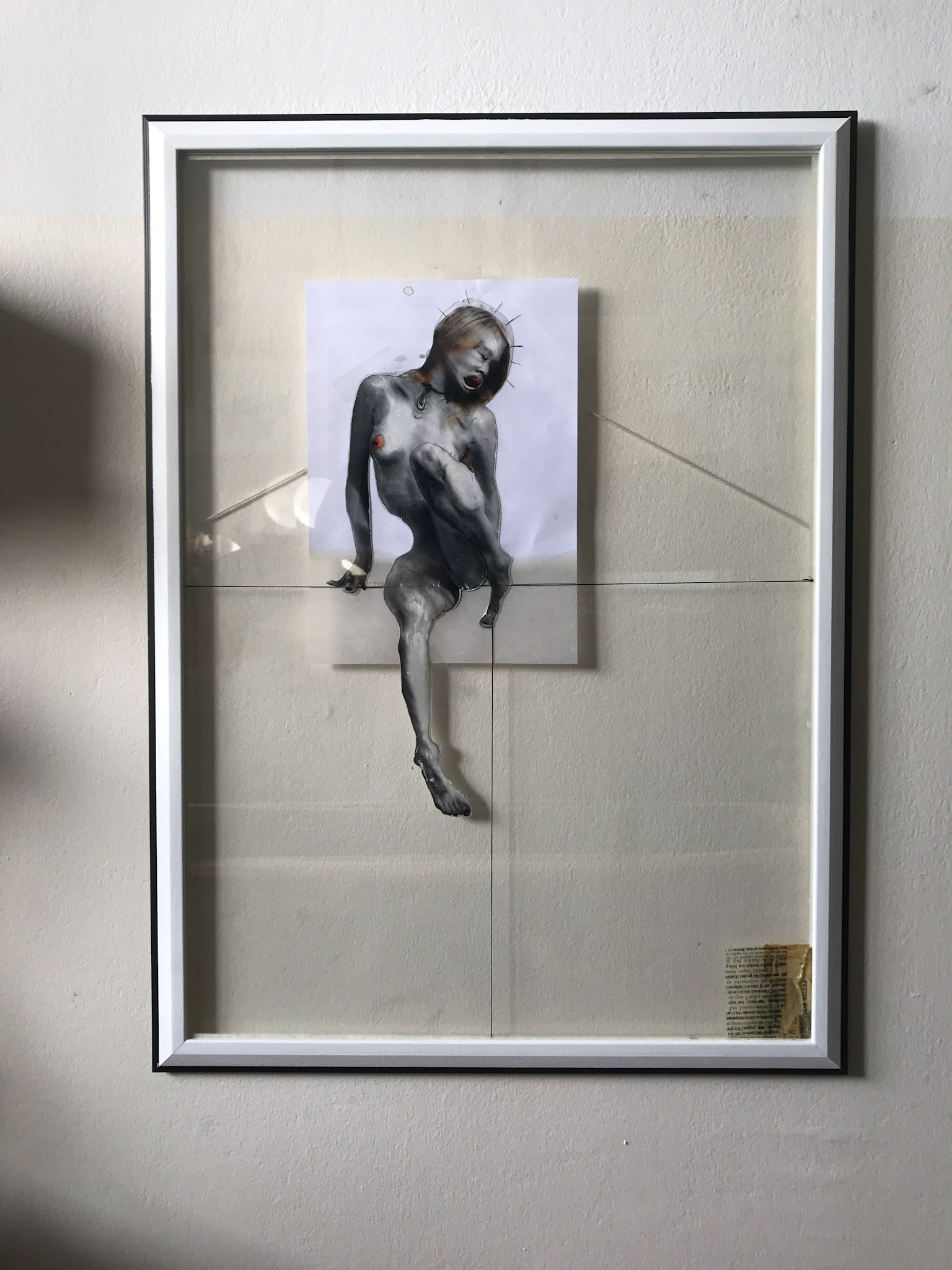 en hommage au "nu descendant l'escalier "de Marcel Duchamp