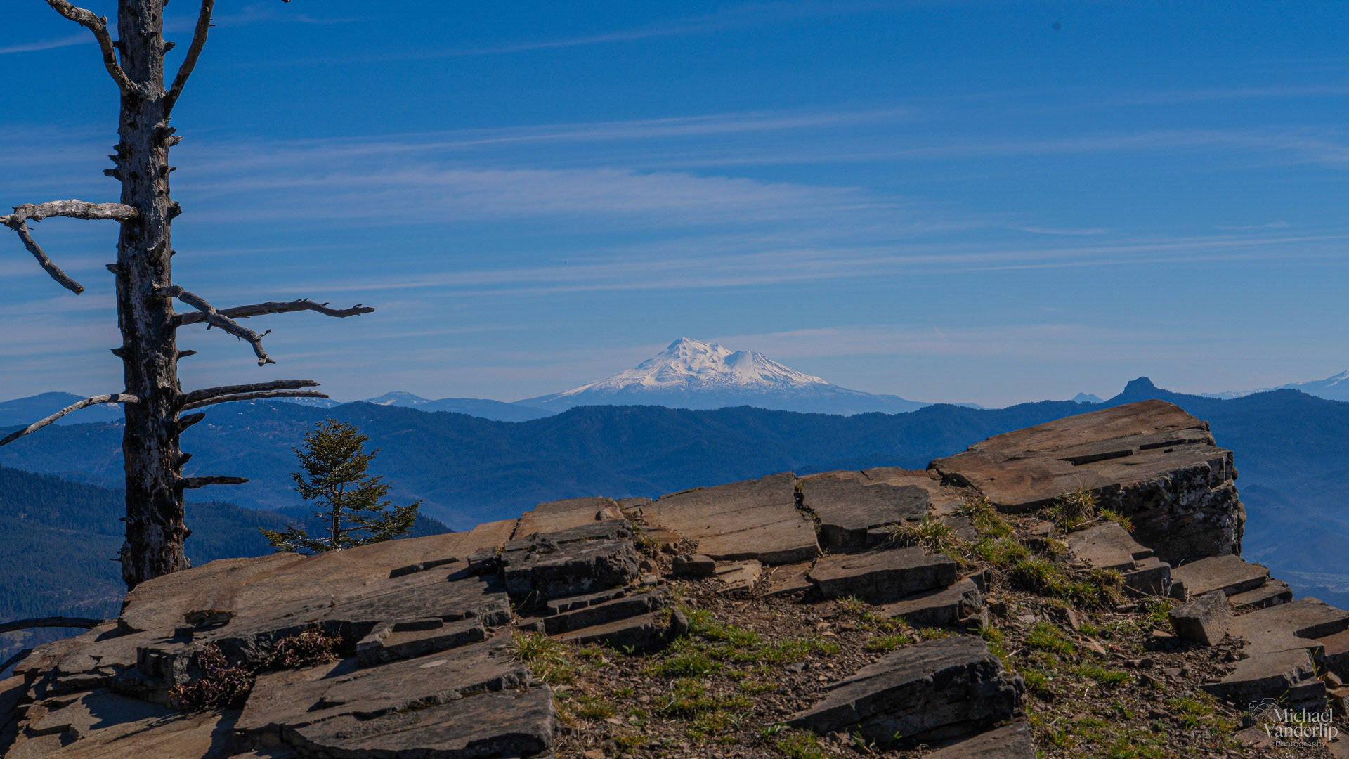 Mt. Shasta viewed from Grizzly Peak, Ashland, Oregon.