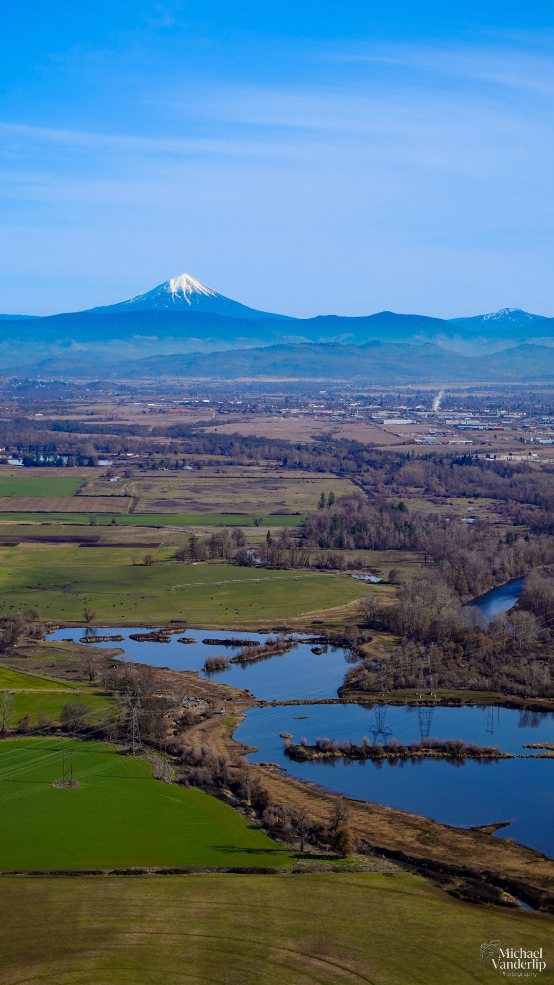Mt. McLaughlin viewed from Lower Table Rock, Central Point, Oregon.