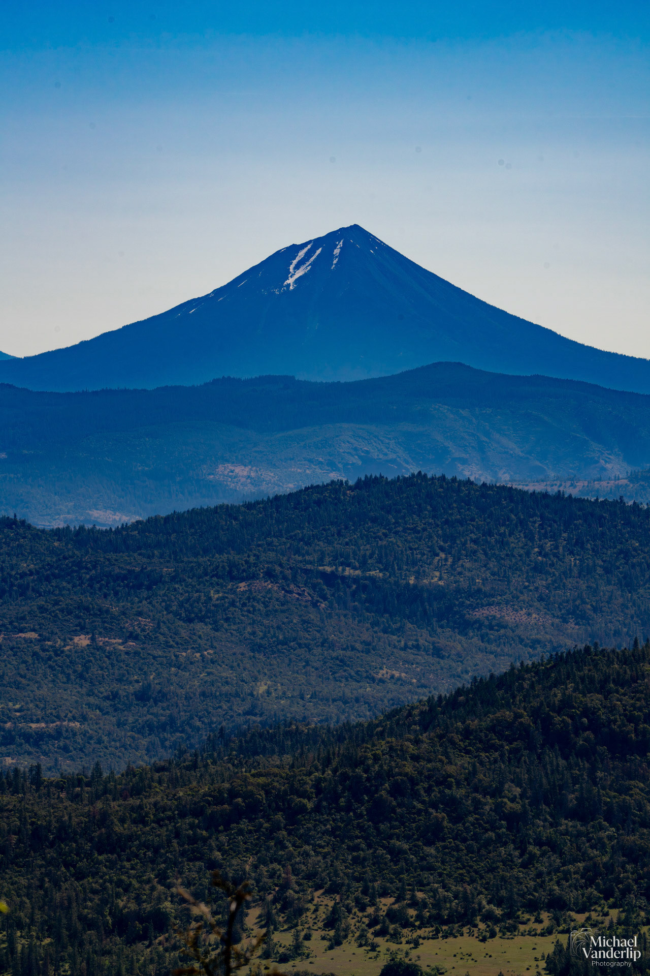 Mt. McLaughlin view from Roxy Ann, Medford, Oregon.