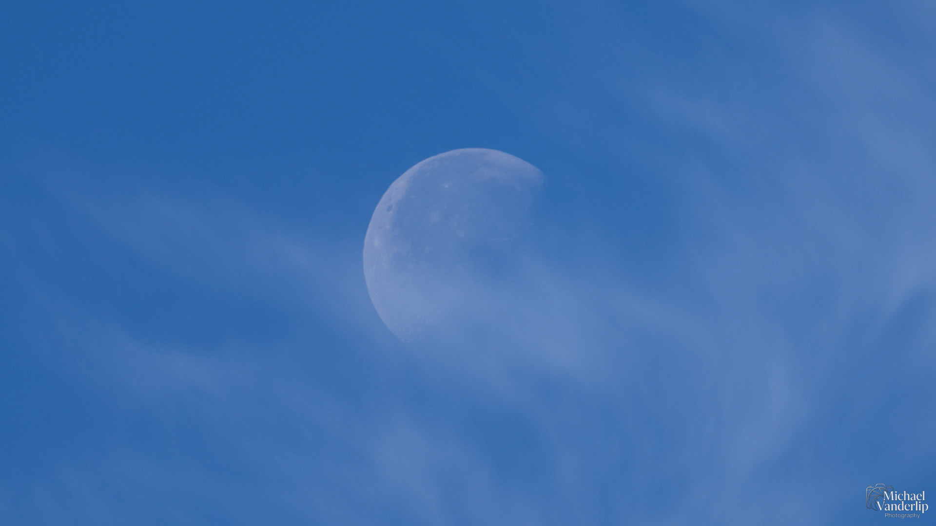 The Moon viewed from the Pacific Crest Trail near Mt. Ashland, Oregon.