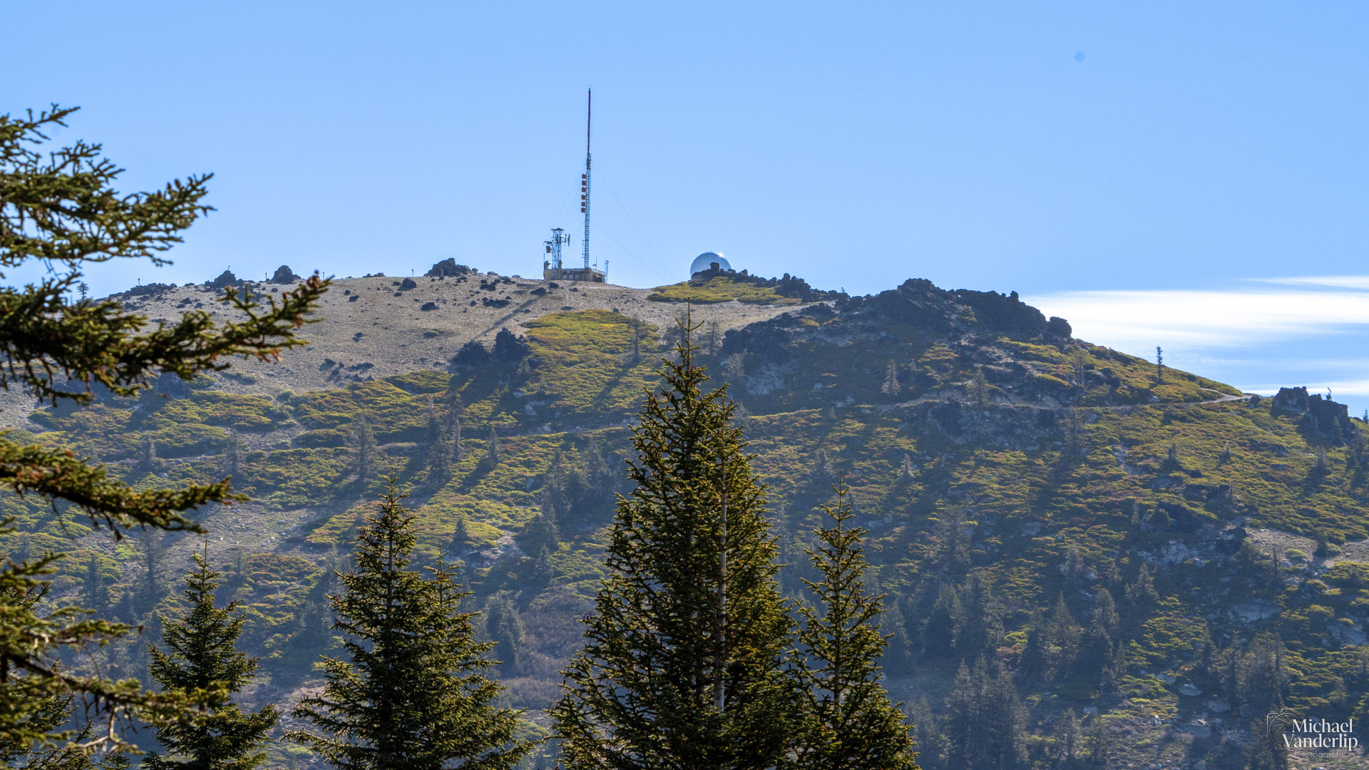 Mt. Ashland viewed from the Pacific Crest Trail near Mt. Ashland, Oregon.