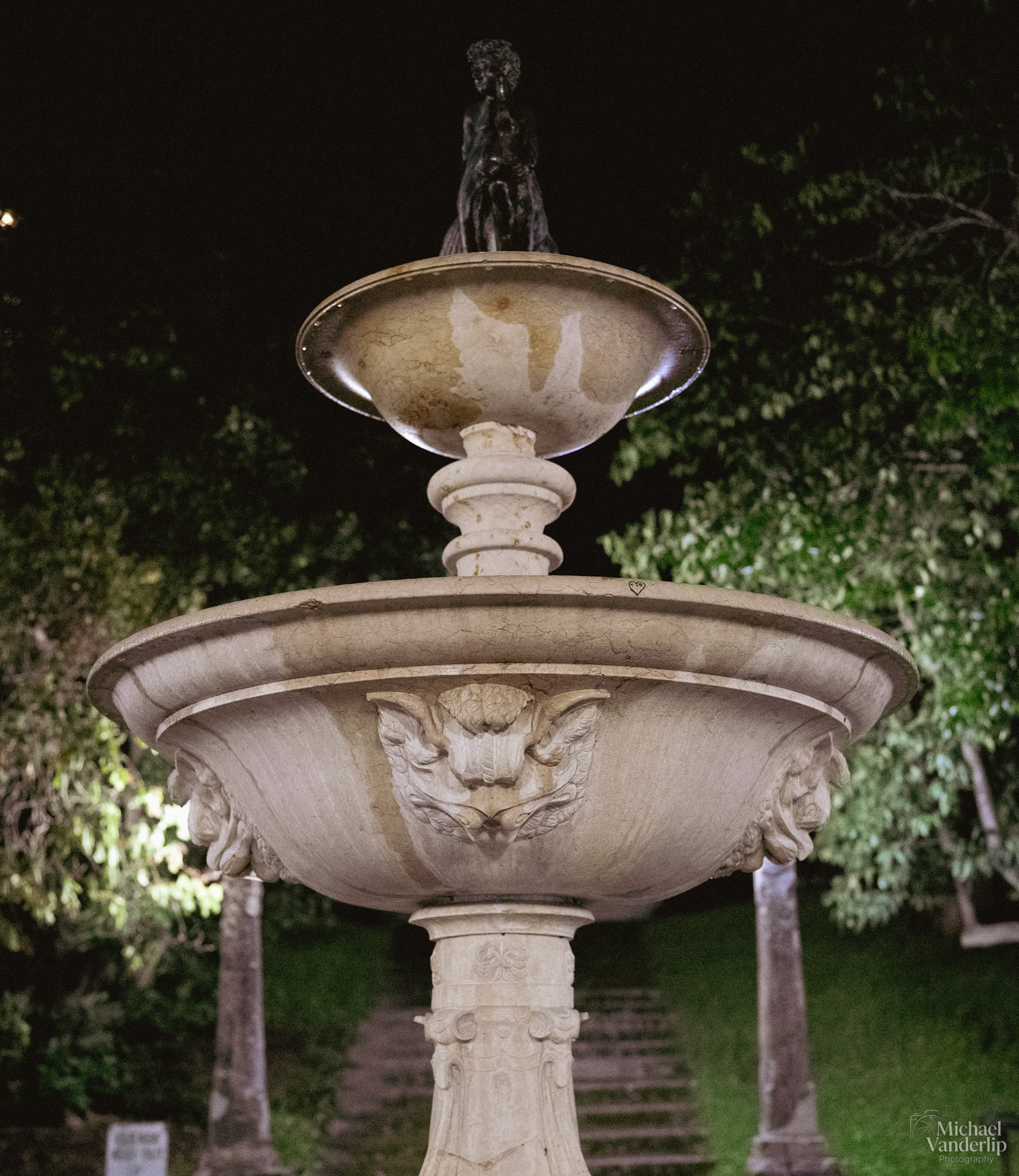 Perozzi Fountain in Lithia Park, Ashland, Oregon.