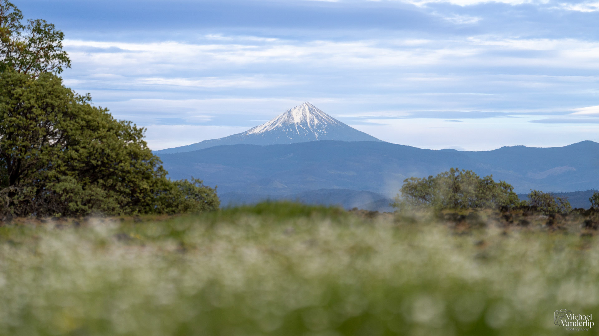 Mt. McLaughlin viewed from Lower Table Rock, Central Point, Oregon.