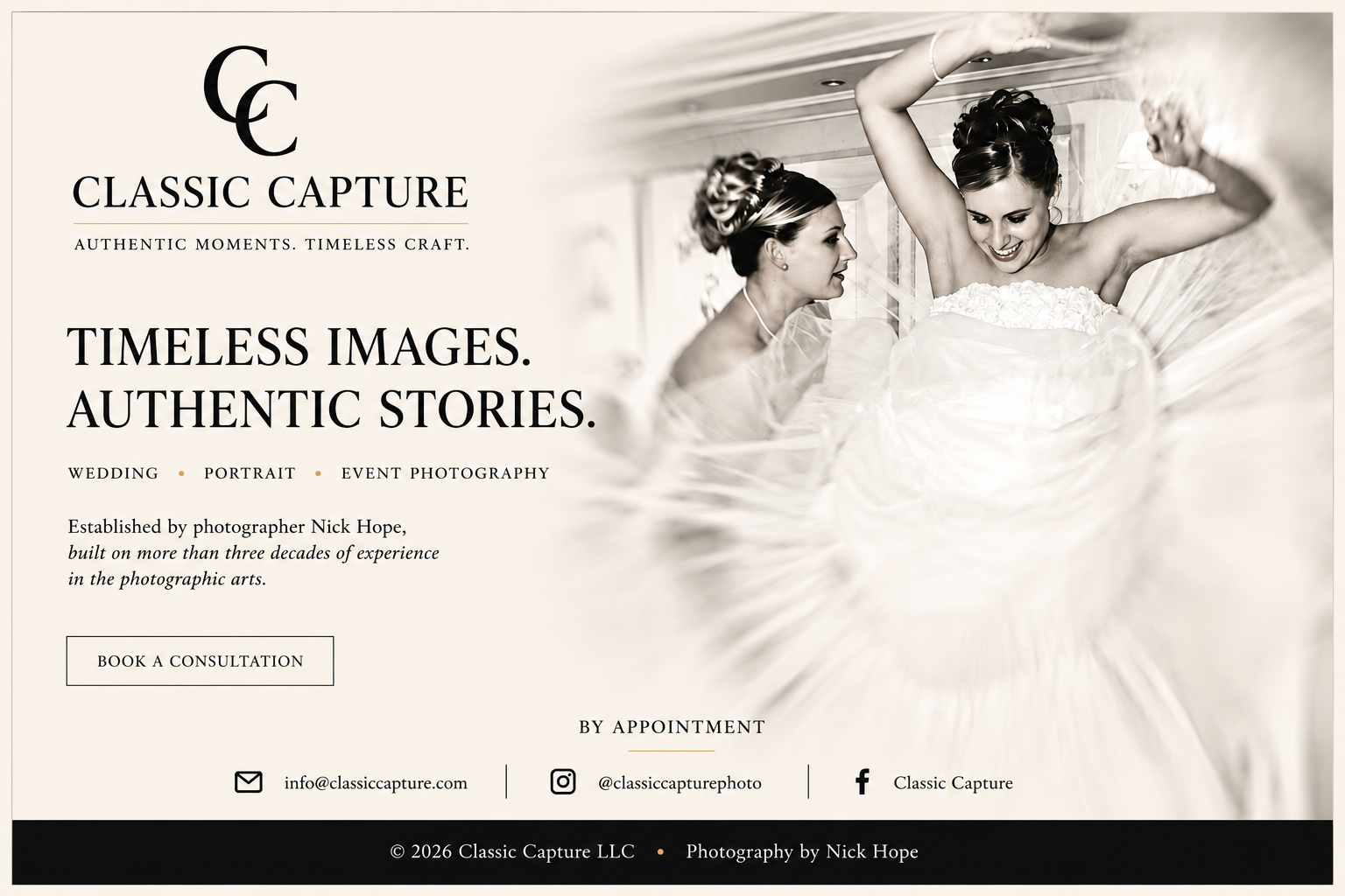 Bride preparing for wedding photographed by Nick Hope @ Classic Capture