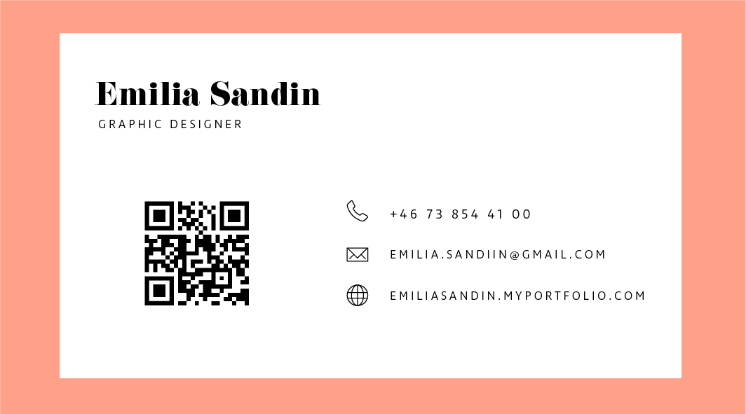 Emilia Sandin - Business Card