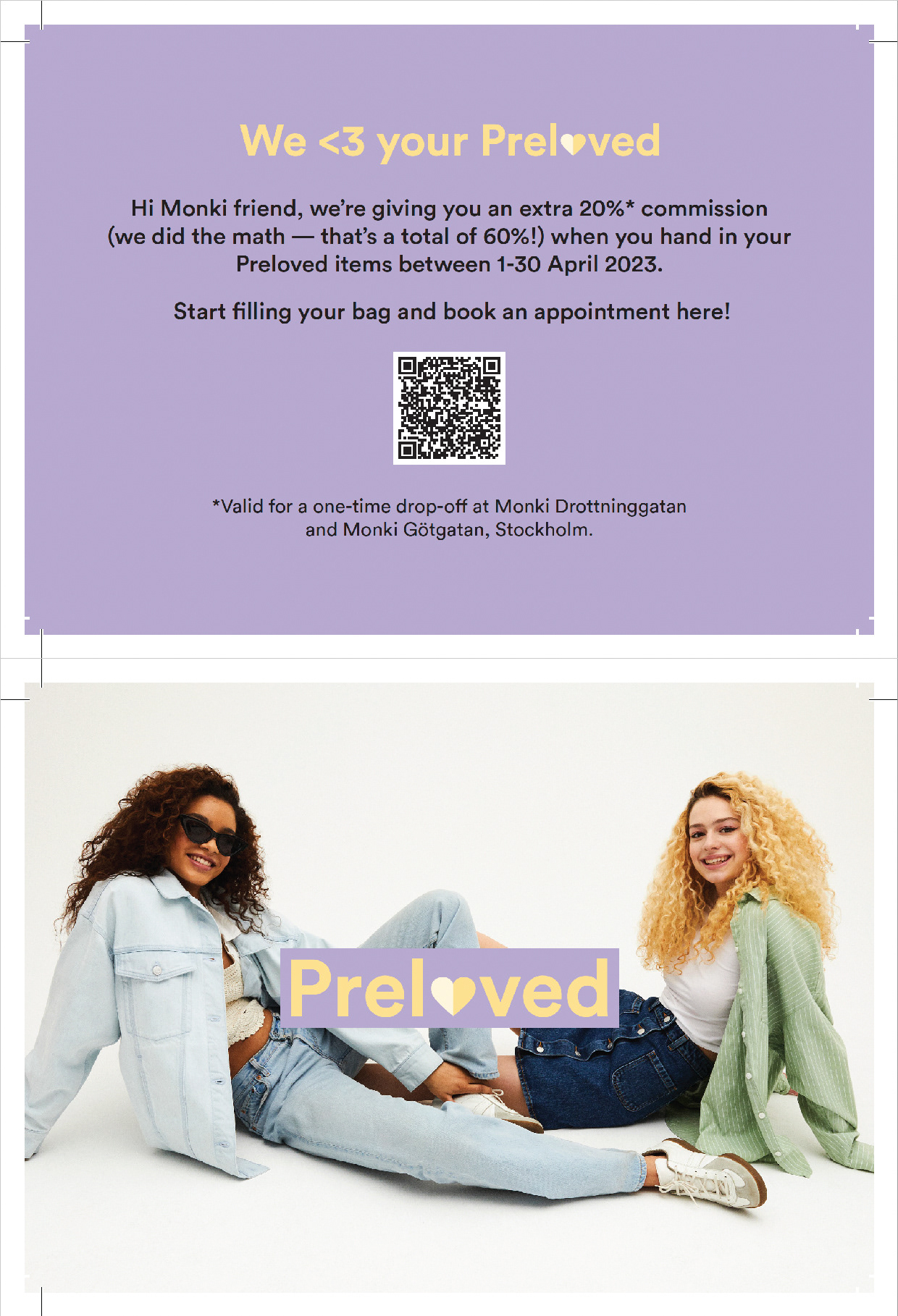 Flyer to 50 first costumers