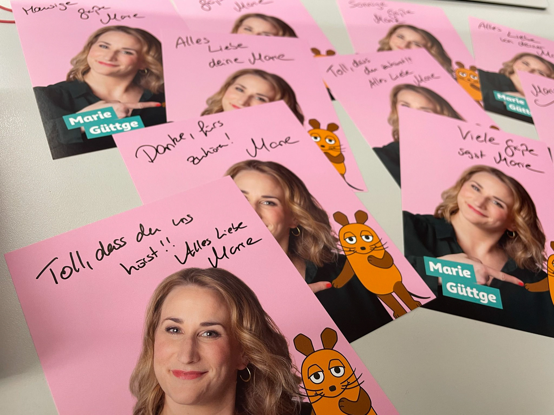 Marie Güttge Autogrammkarte