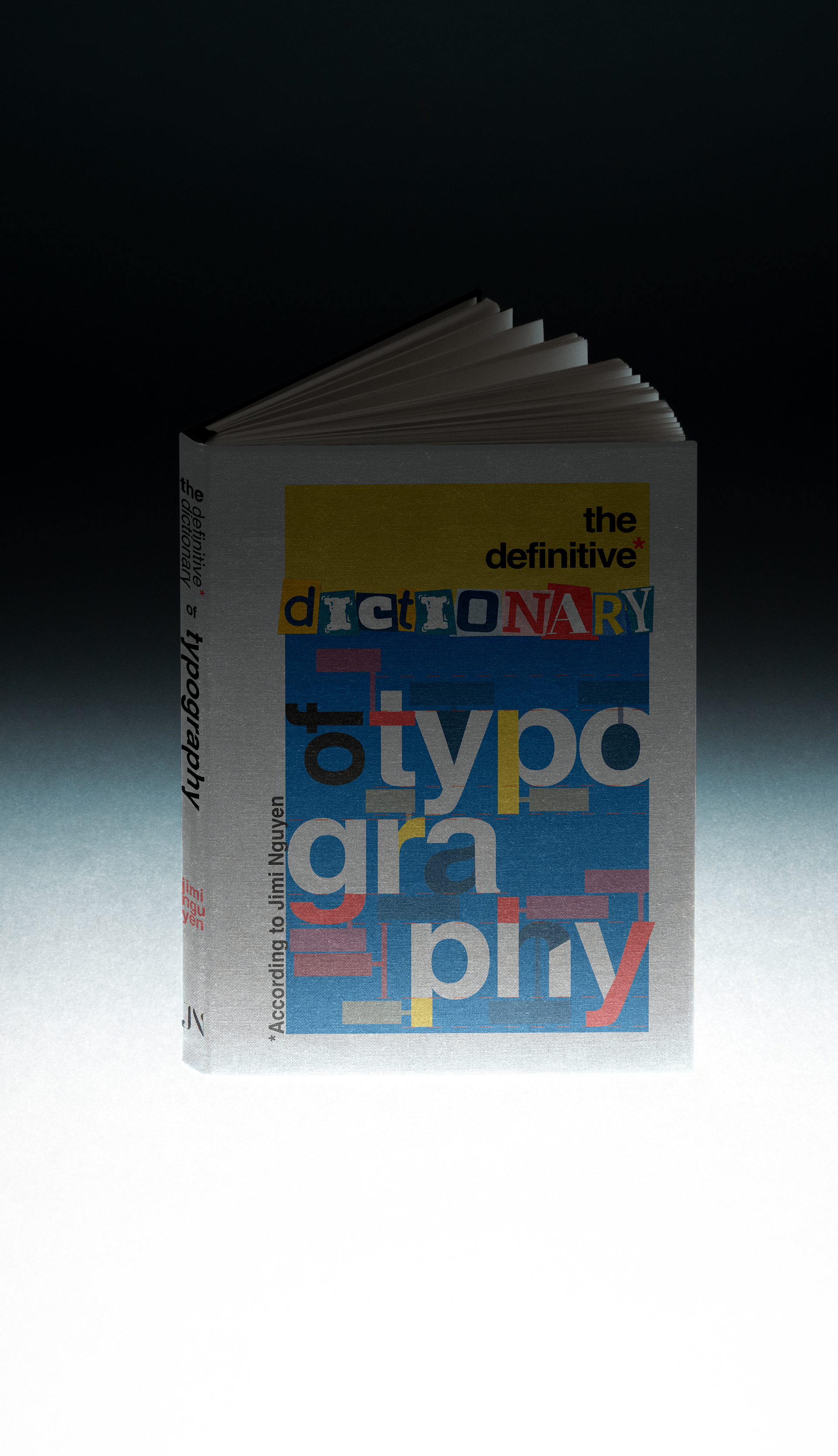 The Definitive* Dictionary of Typography Cover (2025) Mockup