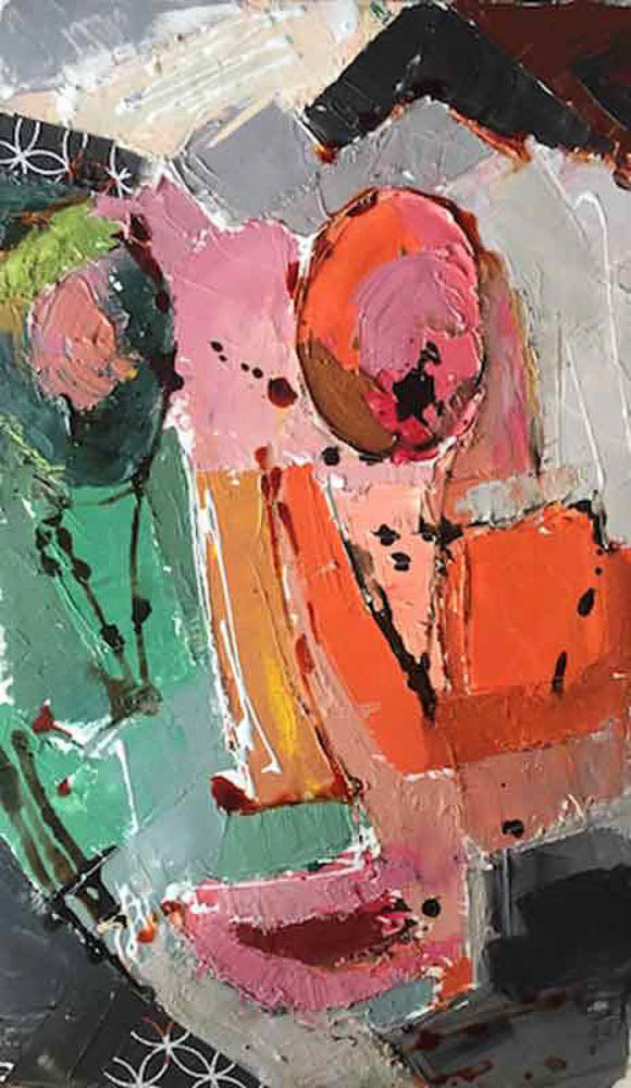 Petit bidule - vendue - 2016 - techniques mixtes sur toile