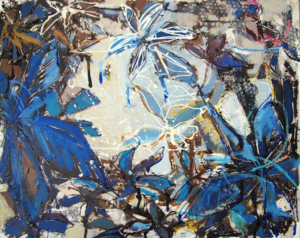 Un avant goût - vendue - 2013 techniques mixtes sur toile