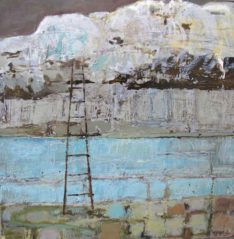 - 60 x 60cm - vendue - 2016 - techniques mixtes sur toile