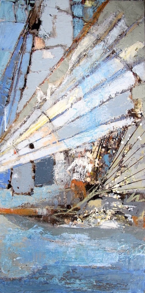 Partition - 50 x 100cm- vendu - 2014 Techniques mixtes sur toile