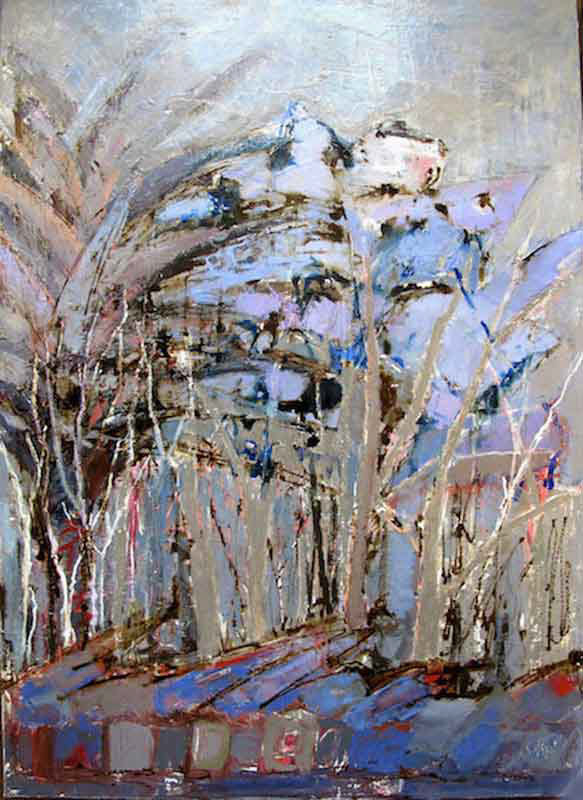 Comme de la mauvaise graine - 109 x 79 cm -2015 - techniques mixtes sur toile