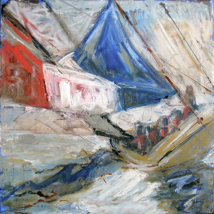 Aux couleurs de la France - 50 x 50cm - 2019 - Techniques mixtes sur toile