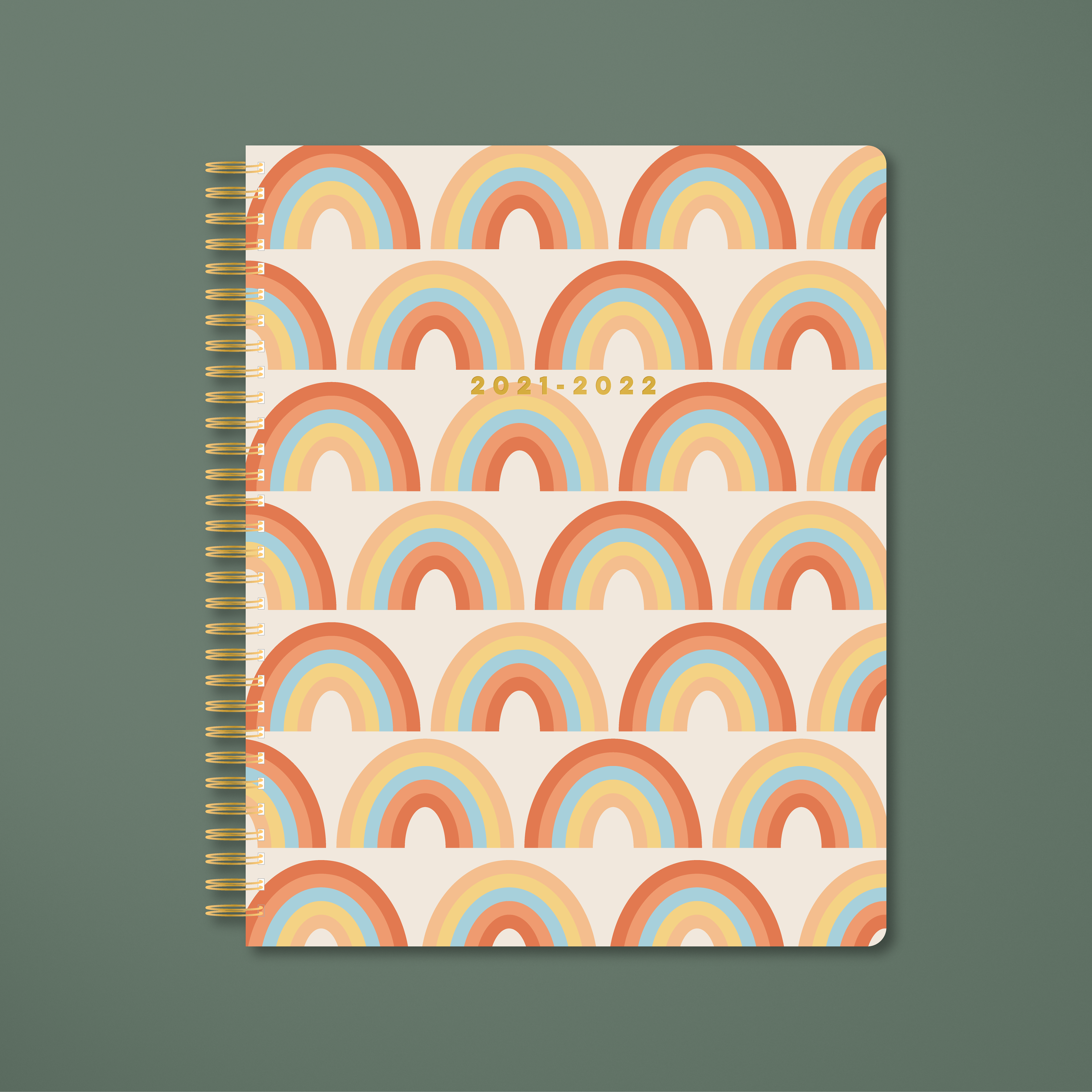 Retro Rainbows - Planner
