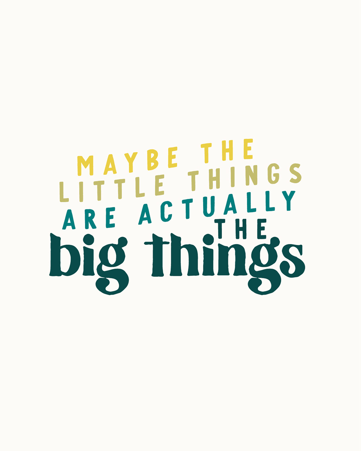 Actually The Big Things