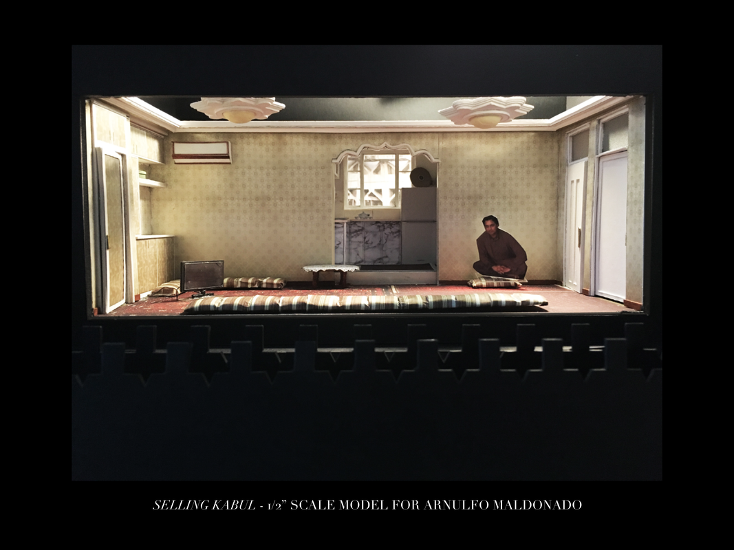 Scenic Design by Arnulfo Maldonado for Selling Kabul